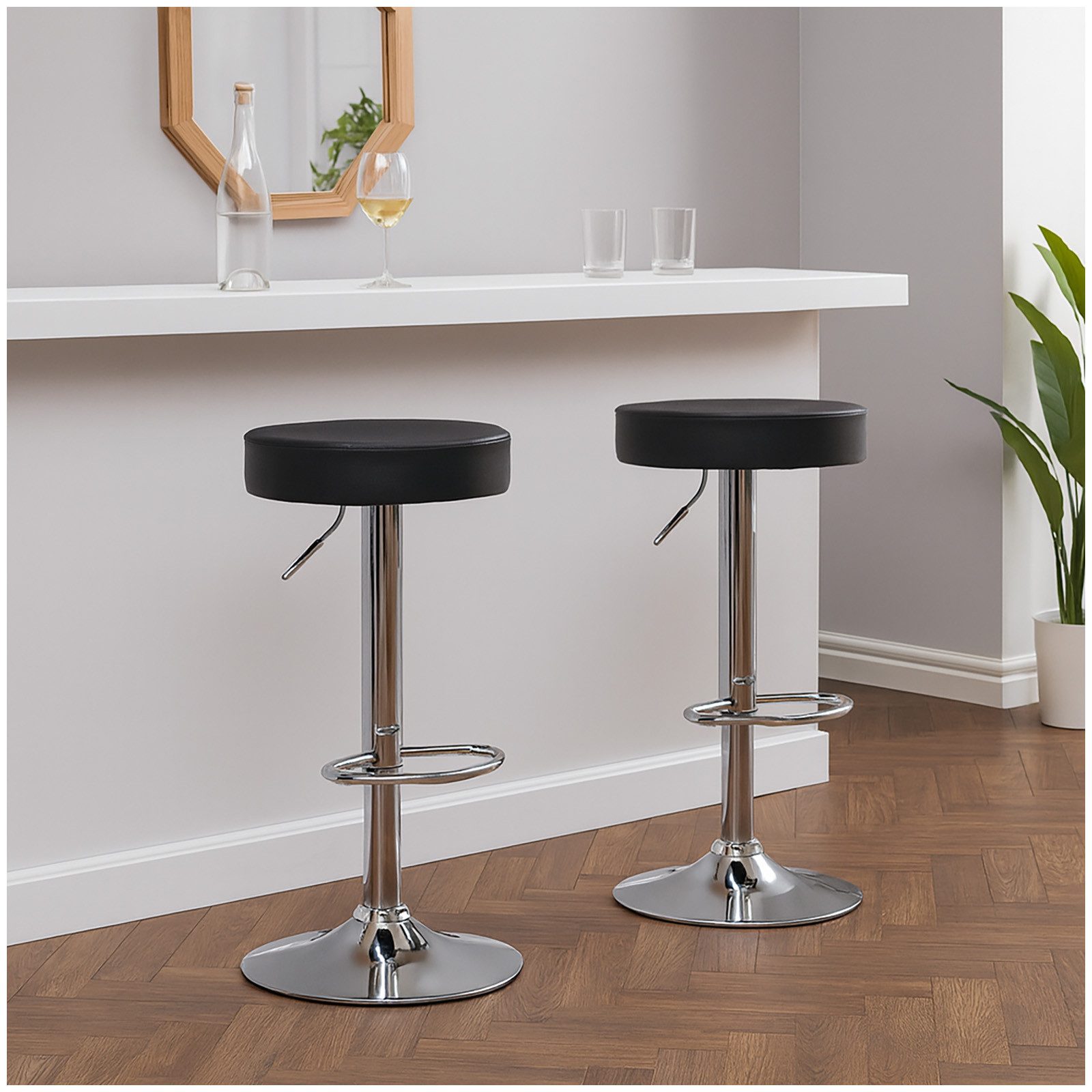 HTI-Living Barhocker Moderner Barhocker im 2er Set (Set, 2 St., 2 Barhocker), Tresenhocker Barstuhl