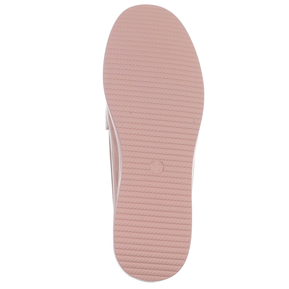 Ital-Design Damen Loafer Mokassin Slip-On mit Zierdetail Slipper (91849546) Flach Mokassins in Altrosa
