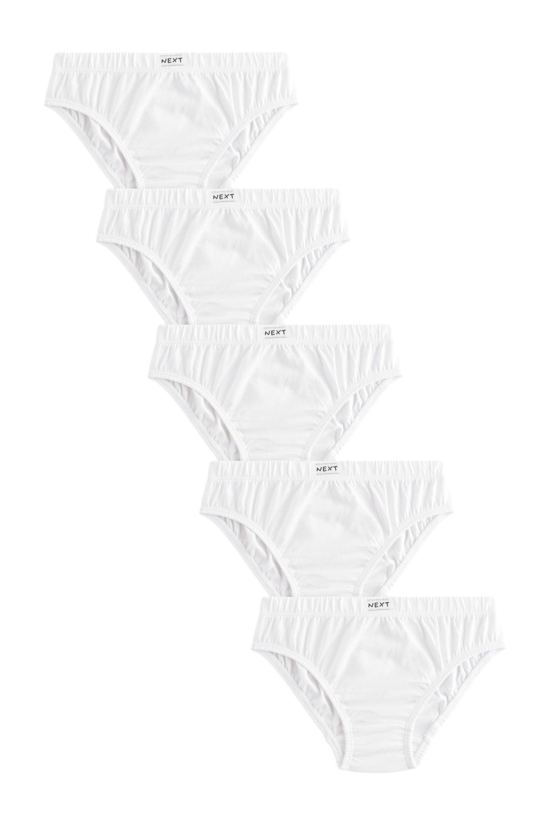 Slip Unterhosen aus 100 % Baumwolle, 5er-Pack