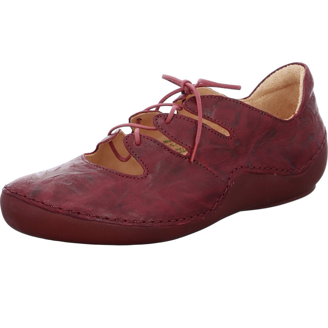 Think! Think! Schuhe, Schnürschuh Kapsl - Leder Damen Schnürschuh rot 046107