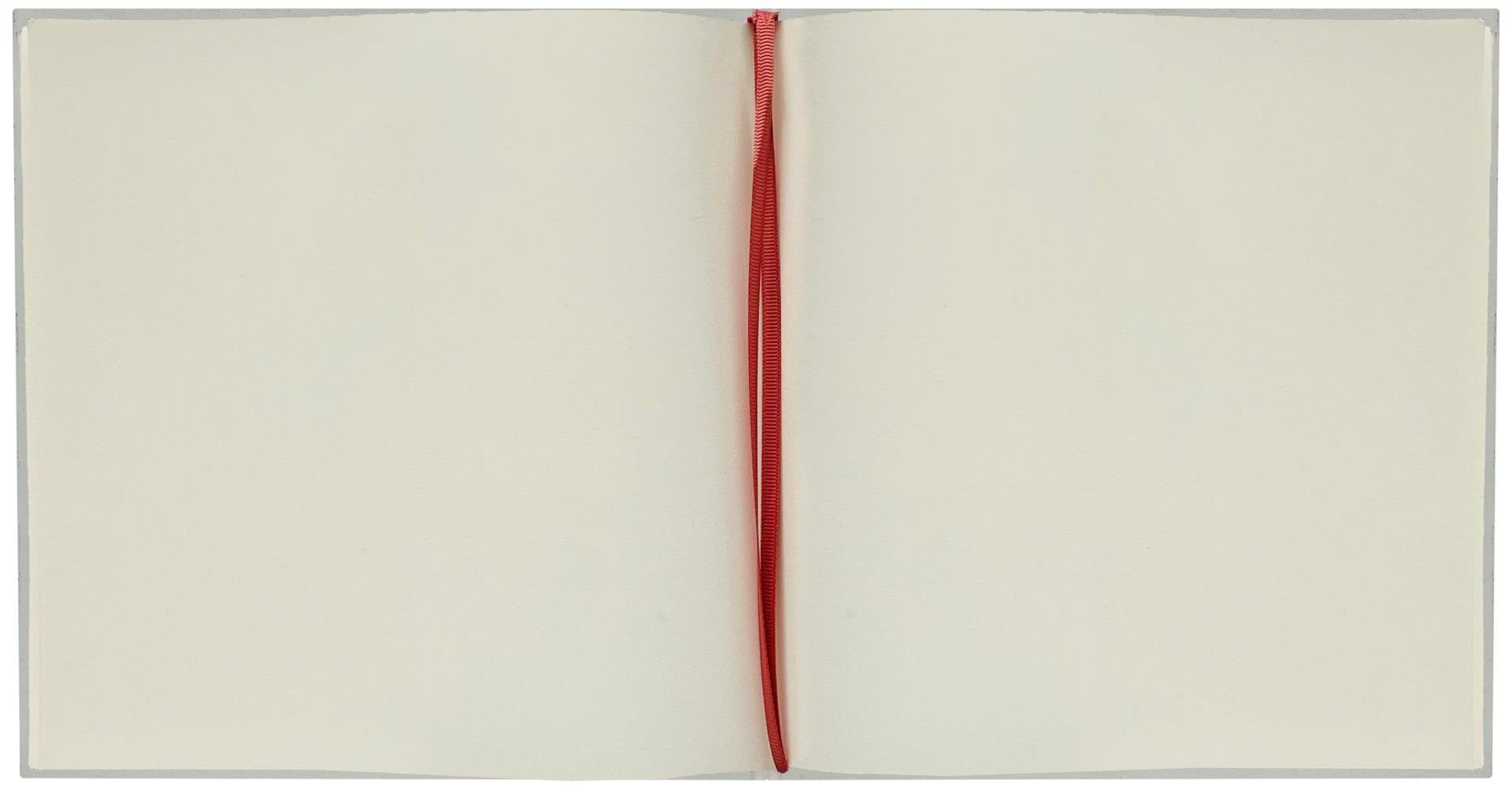 GÜSS Kalender Notizbuch Gästebuch Hardcover, Ivory-Paper weiß/silber