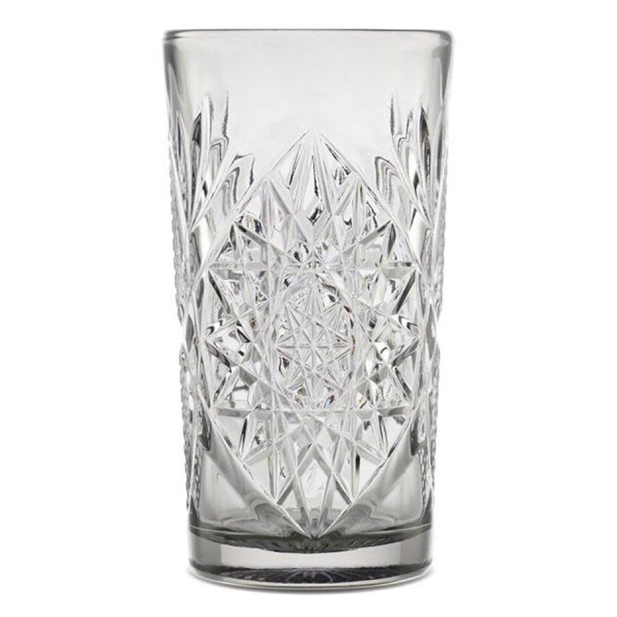 LIBBEY Cocktailglas Longdrinkglas Hobstar Grau (473ml)