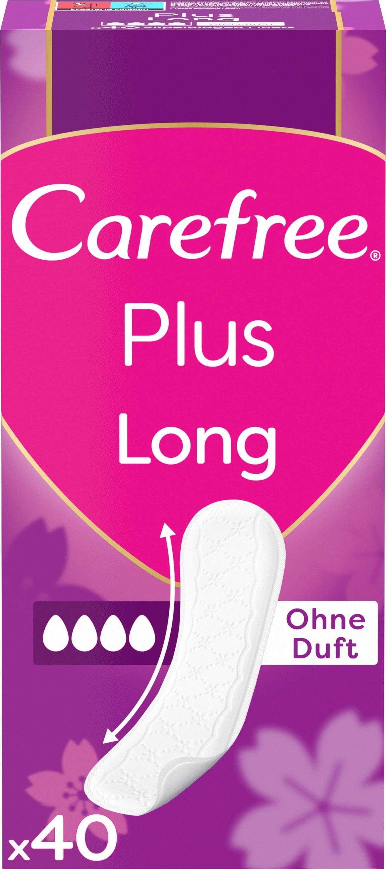 CAREFREE Slip-Einlage Carefree Slipeinlagen Plus Long