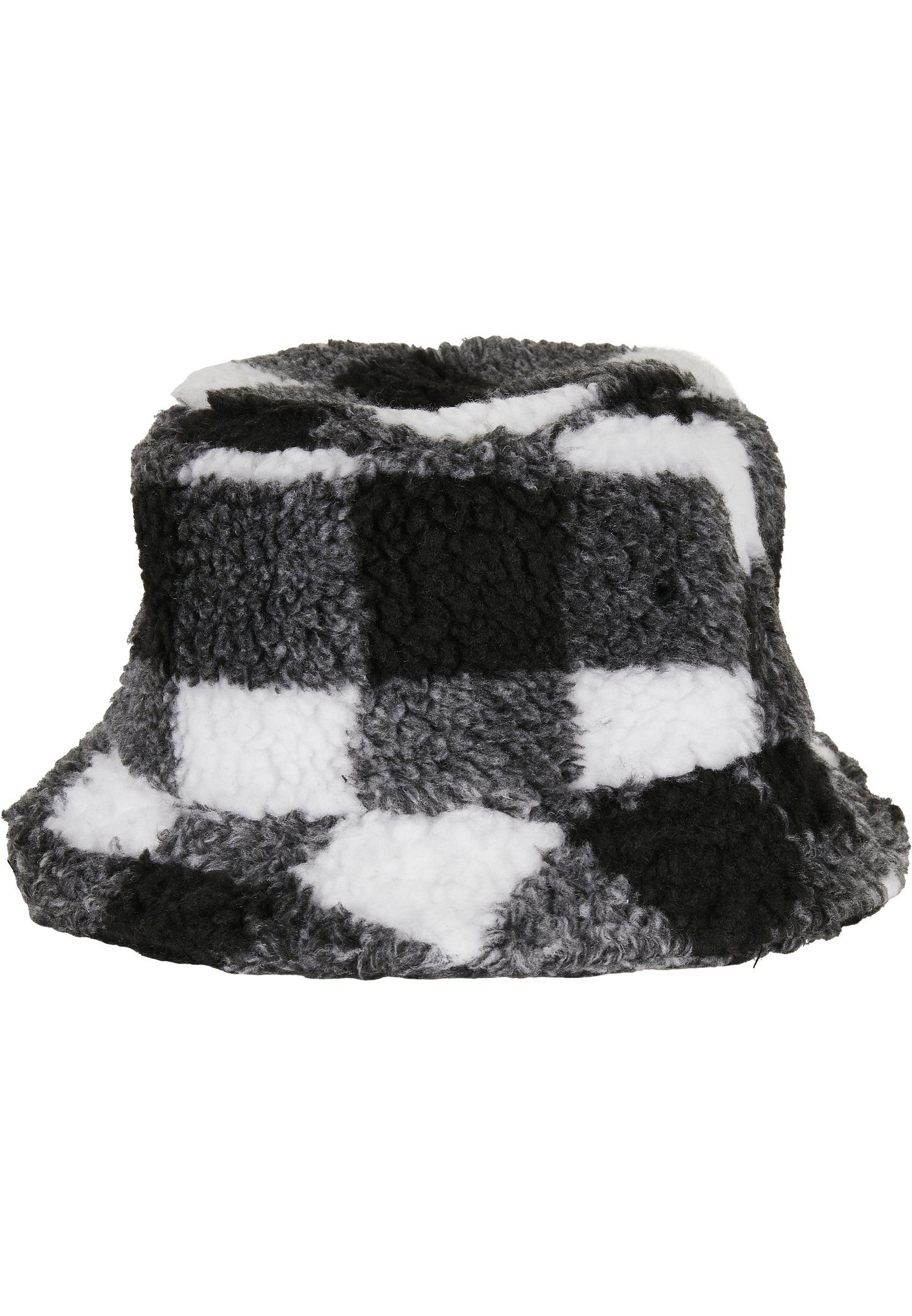 Flexfit Hat Hat Bucket Cap Check white/black Sherpa Bucket Flex