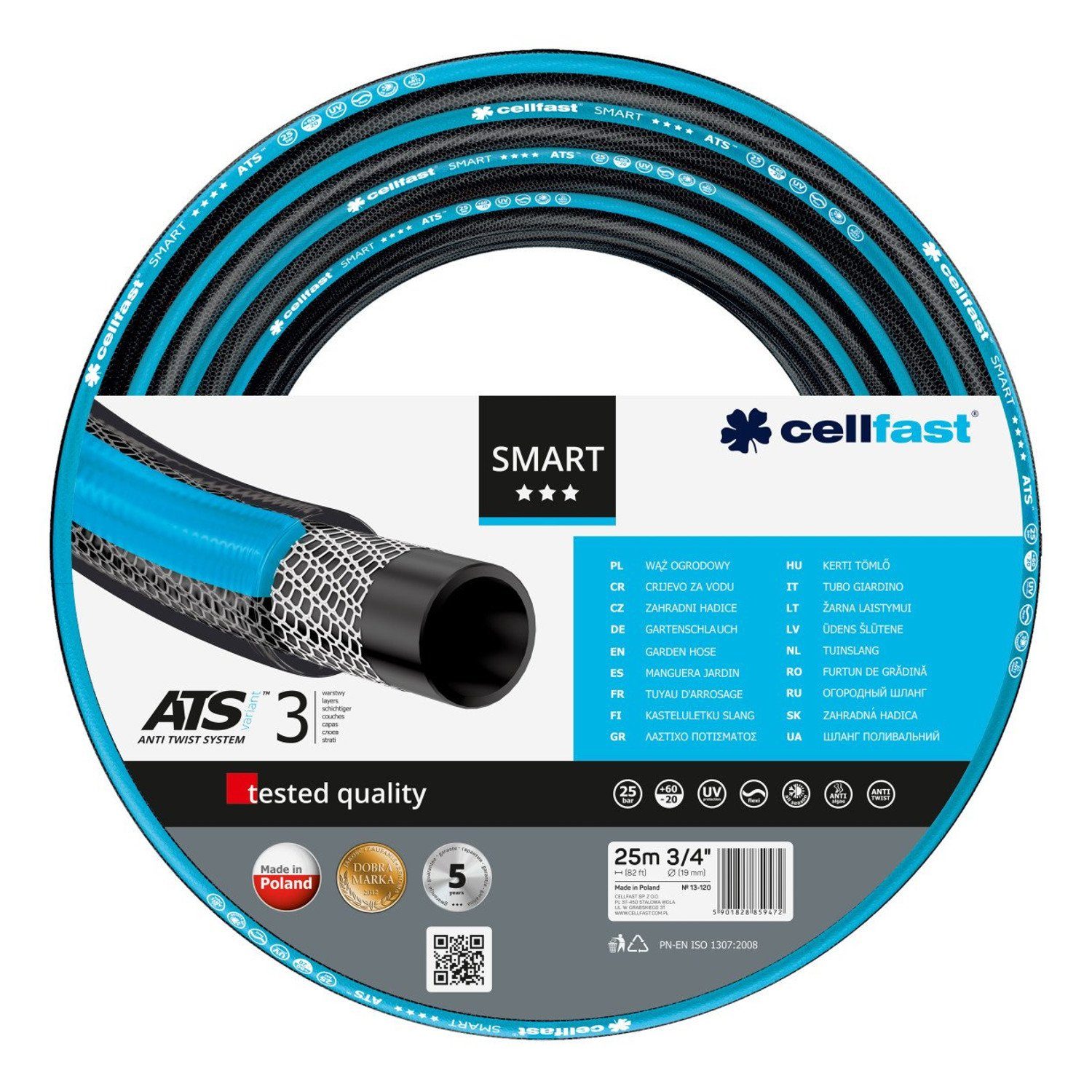 Cellfast Gartenschlauch 13-120 25m