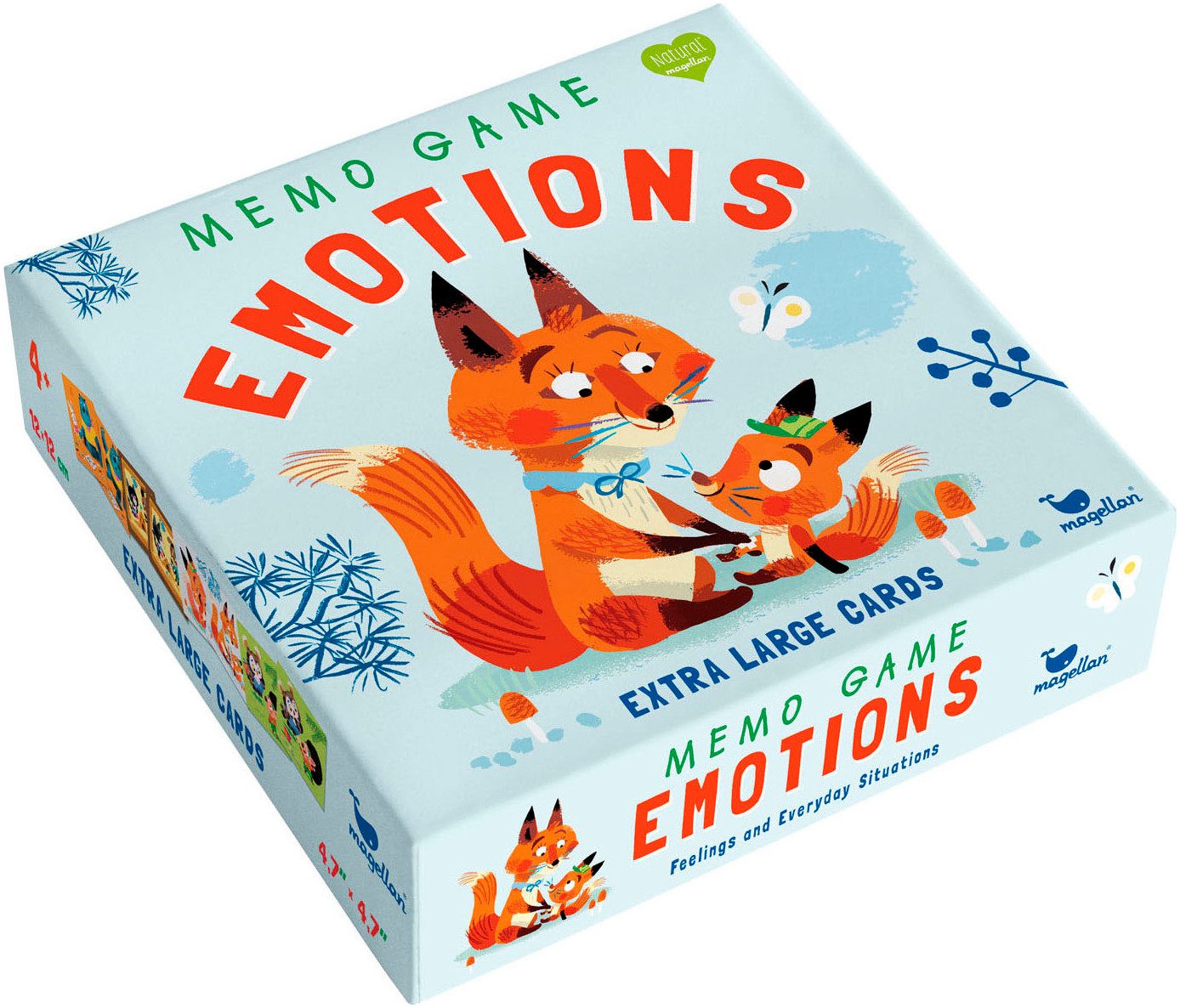 Magellan Spiel Memo Game Emotions, Kinderspiel, Made in Germany