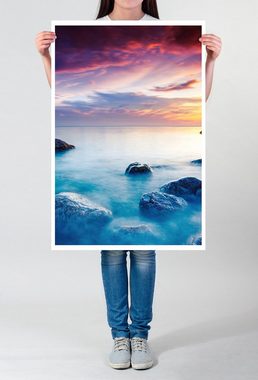 Sinus Art Poster 90x60cm Poster Bunter Sonnenaufgang Krim