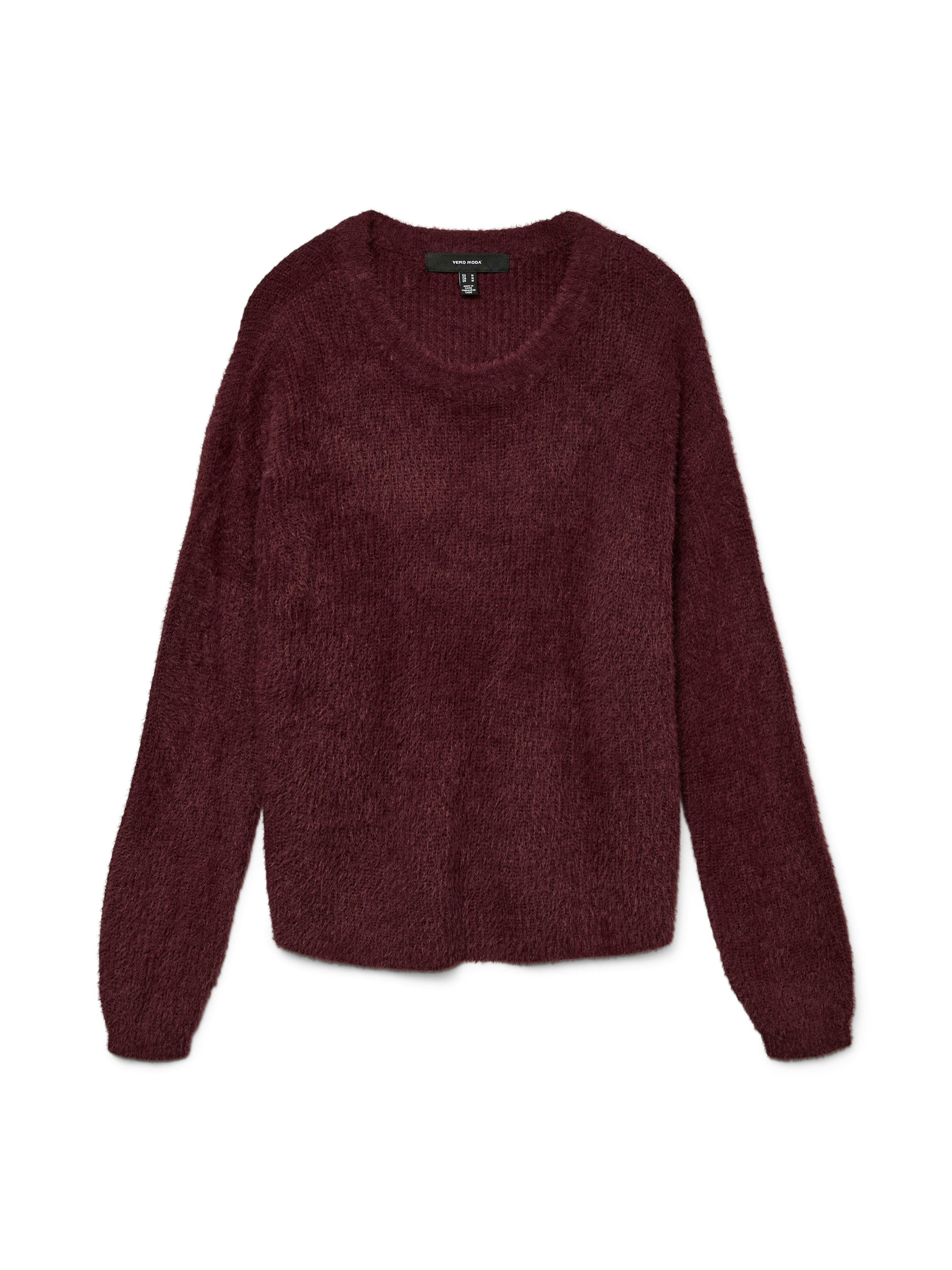 Strickpullover VMPUFF LS O-NECK PULLOVER BOO