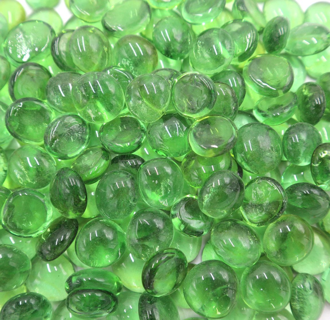Armena Bastelperlen Glasnuggets transparente Glassteine Dekoration Glasperlen Basteln Deko
