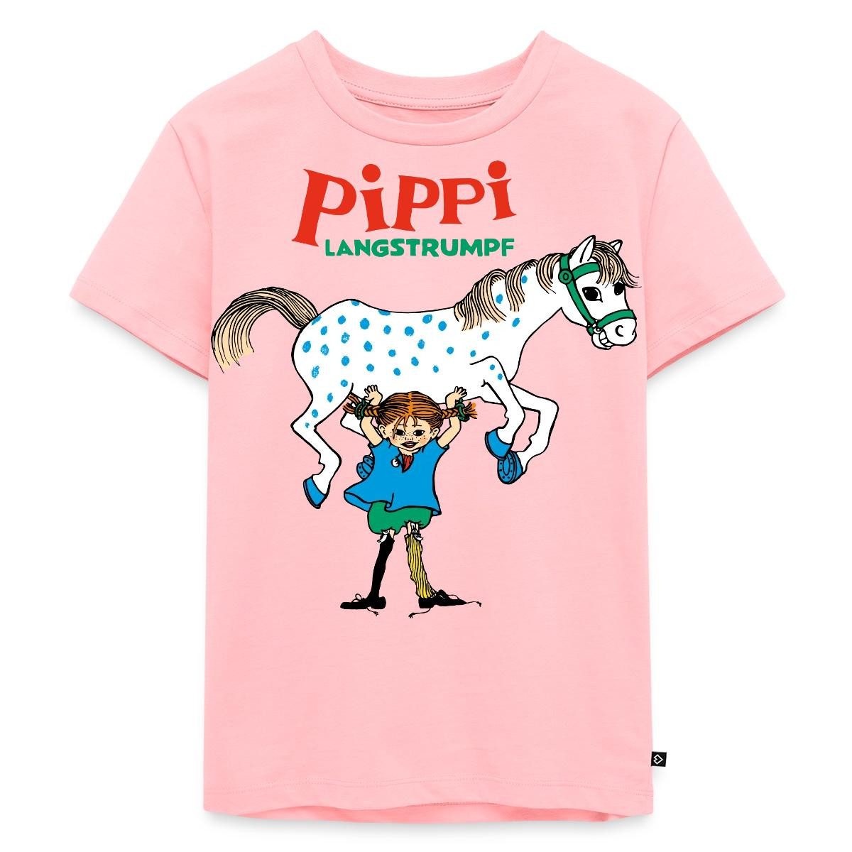 Spreadshirt T-Shirt Pippi Langstrumpf Pippi Hebt Kleiner Onkel Kinder Premium T-Shirt (1-tlg)