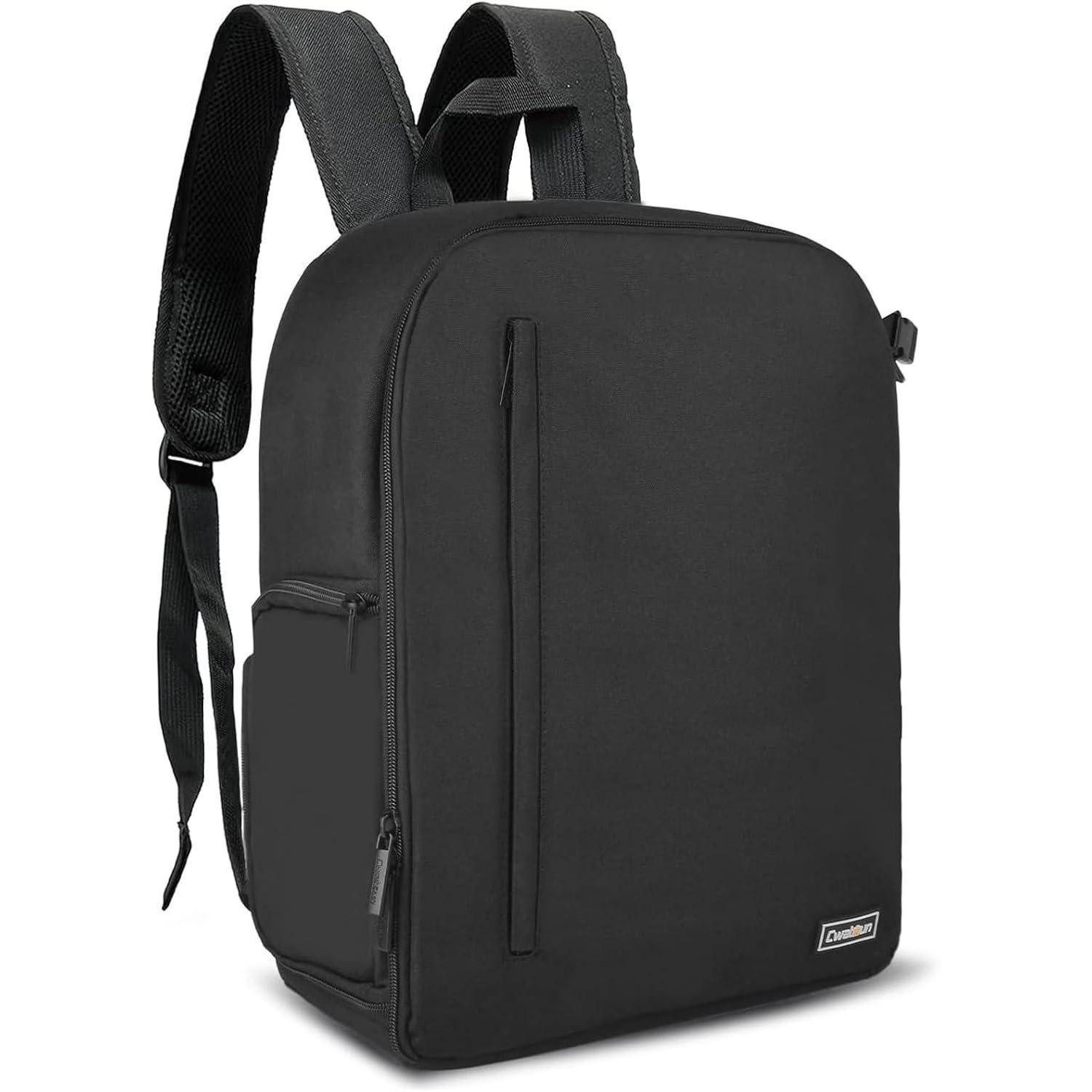 LuxusKollektion Kameratasche Kamerarucksack wasserdicht für Spiegellose SLR Kamera, Schwarz 2.0