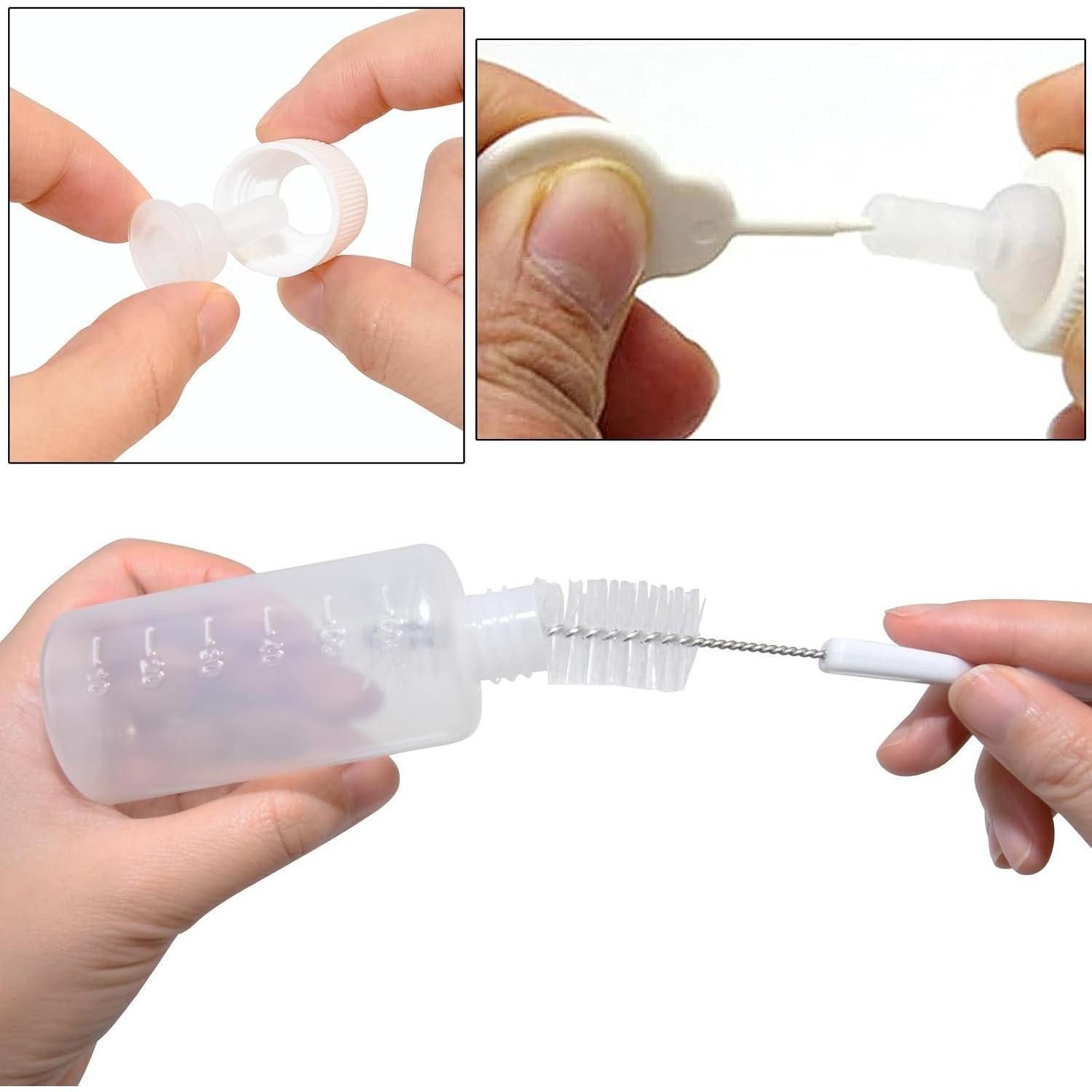 LuxusKollektion Schutzkragen Aufzuchtflasche für Katzen und Welpen 18 Stück mit Nippel und Spritzen