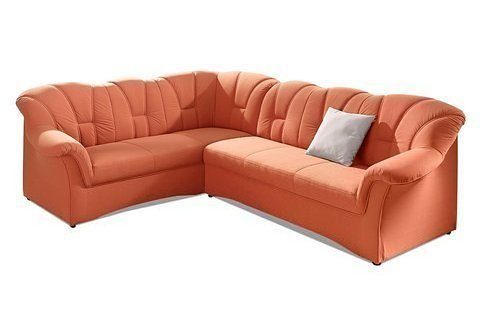 DOMO collection Ecksofa Papenburg B/T/H: 242/190/84 cm L-Form, wahlweise mit Bettfunktion, Langer Schenkel links oder rechts
