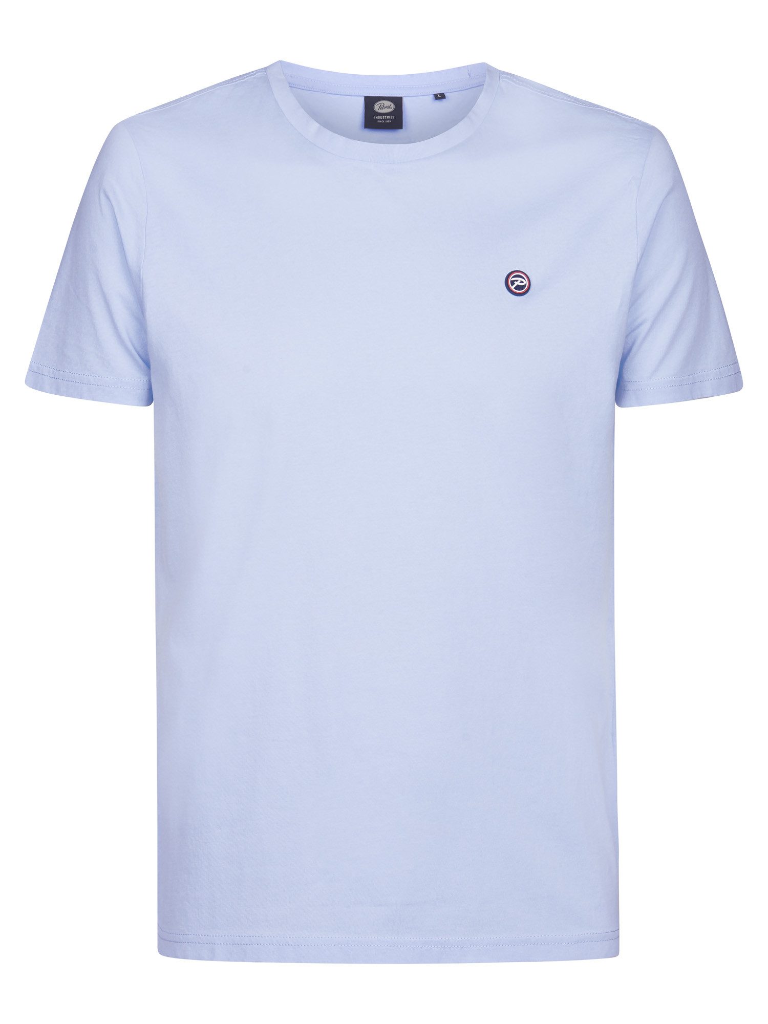 Petrol Industries Rundhalsshirt mit Logo Stickerei