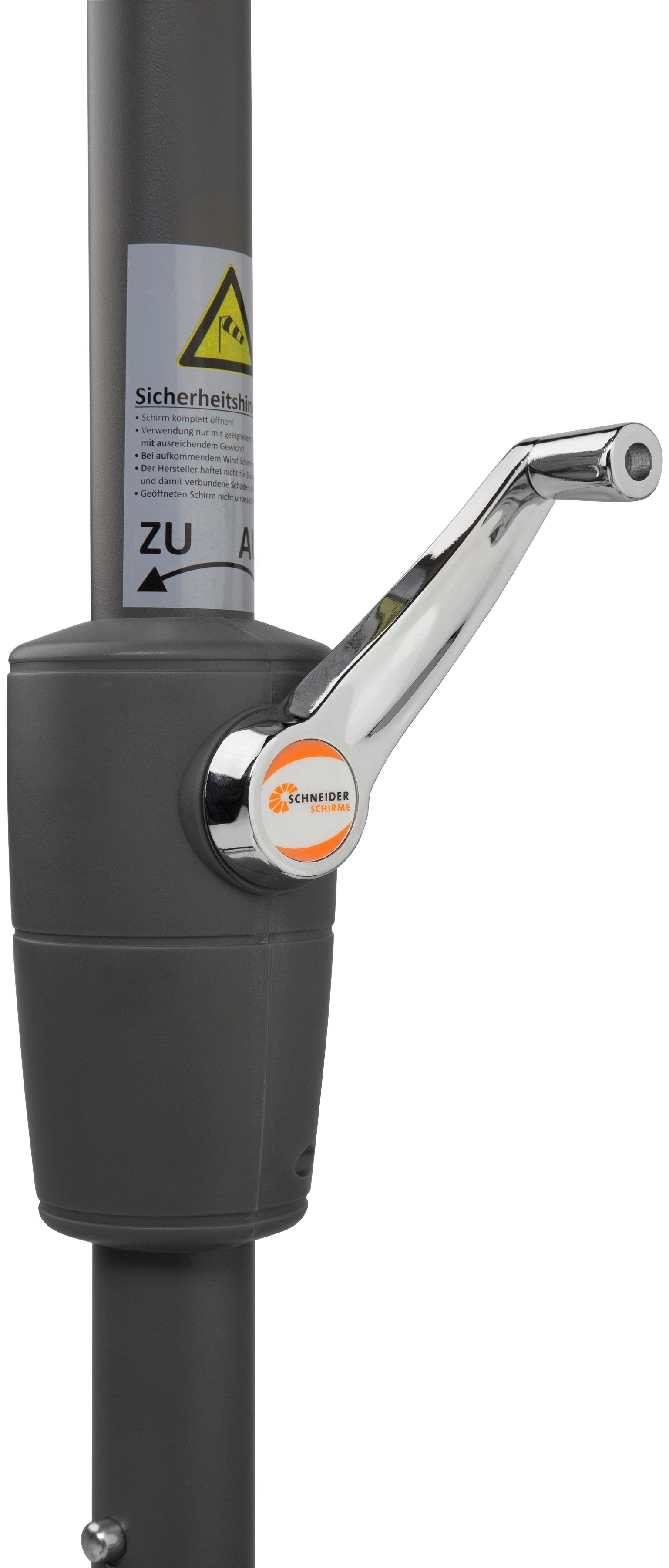 Schneider Schirme Rechteckschirm Tunis, LxB: 270x150 cm, abknickbar, ohne Schirmständer