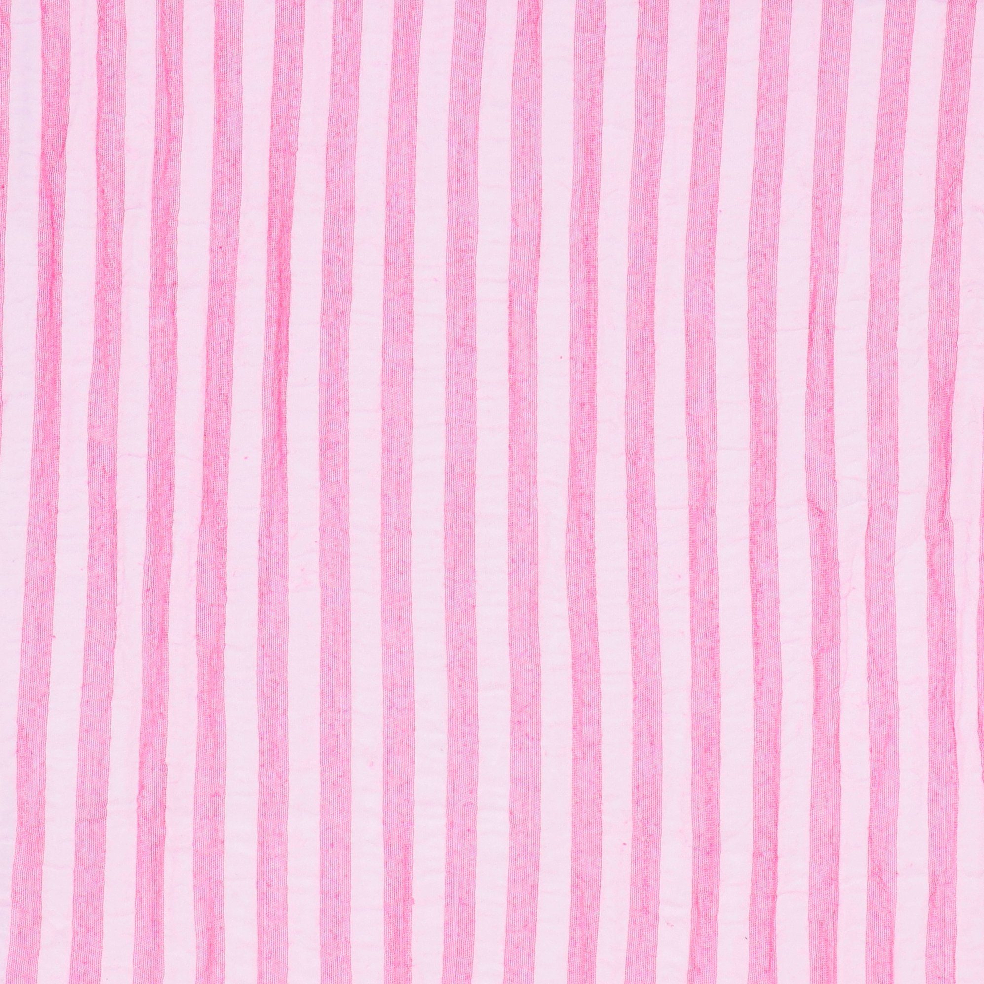halsüberkopf Accessoires Modeschal Schal in Italy Streifen mit Made pink Crash-Struktur
