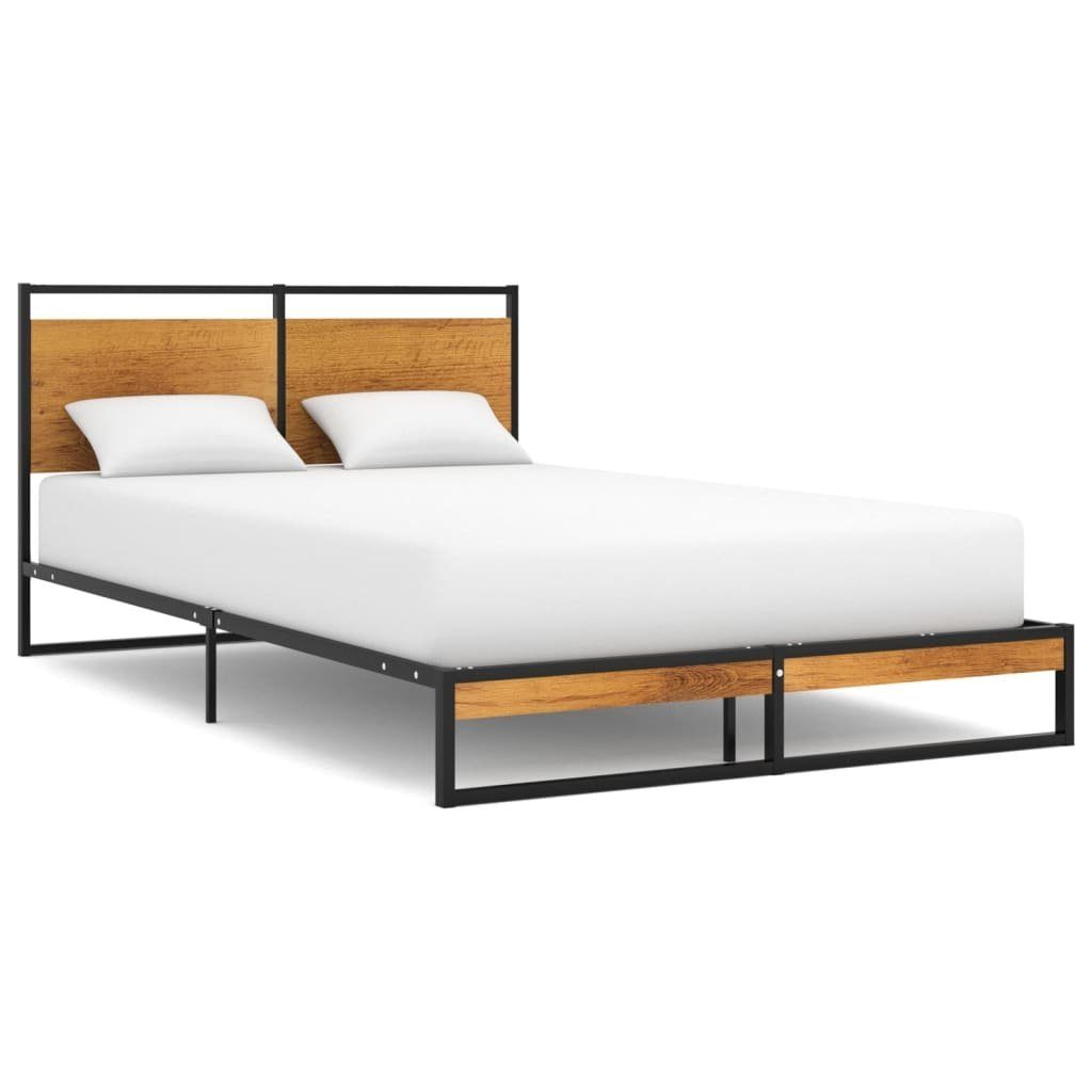 vidaXL Bettgestell Bett,Bettgestell Metall Metallbett,Hausbett