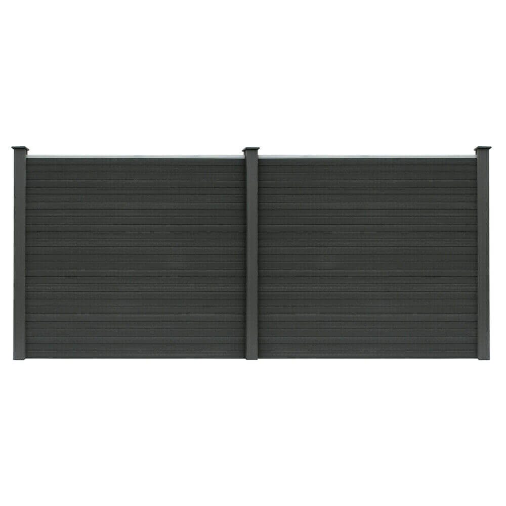 HOME DELUXE Gartenzaun WPC Sichtschutzzaun CALLADO, Zwei verschiedene Dekore, Sichtschutz Stecksystem, Zaun