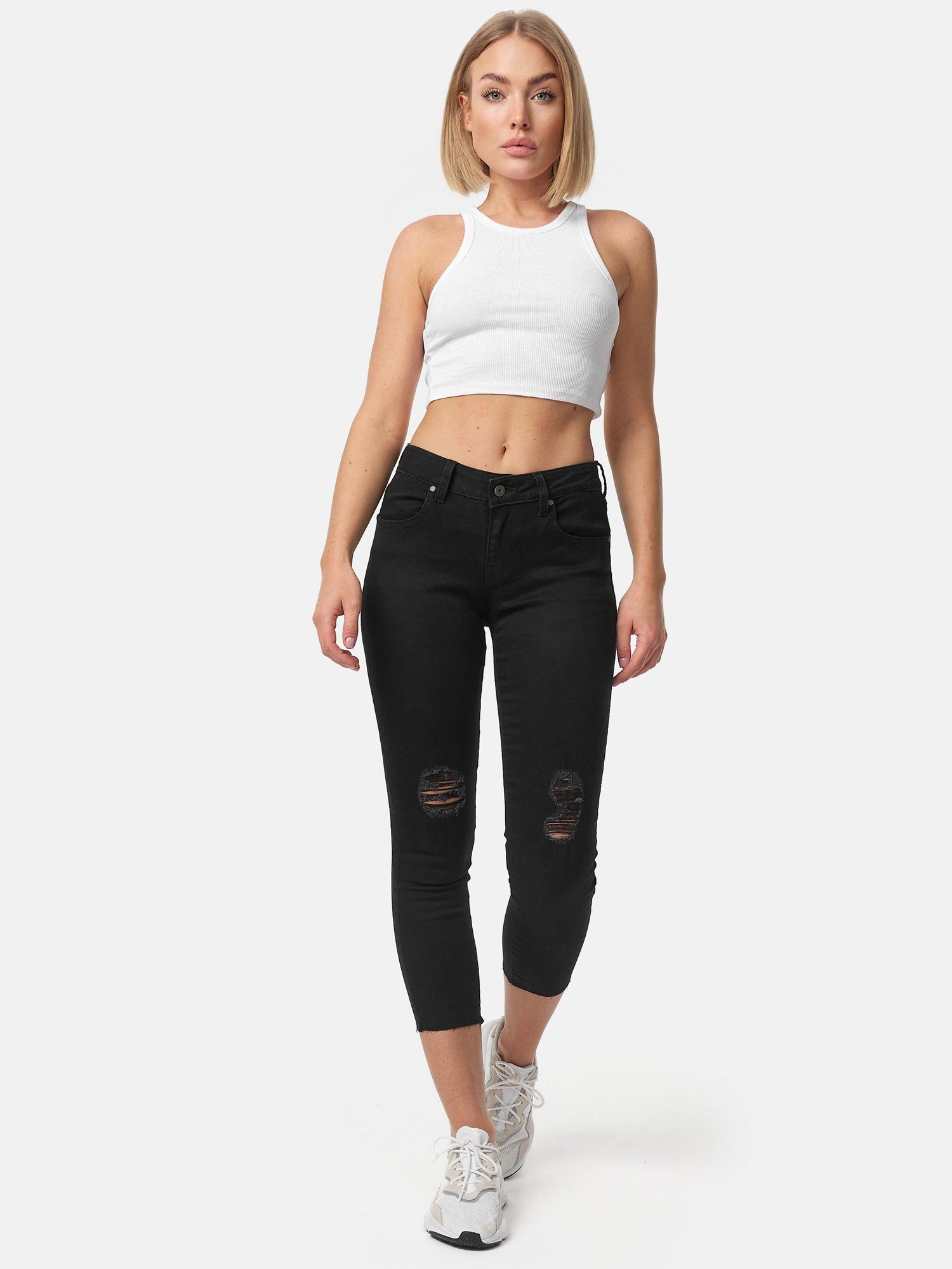 Tazzio Skinny-fit-Jeans F111 Damen Jeanshose günstig online kaufen