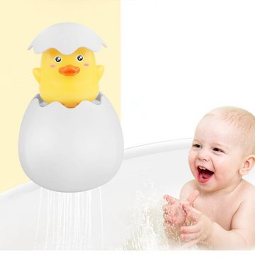 Tinisu Lernspielzeug Kinder Bade Spielzeug - Niedliche Ente im Ei Wasserspielzeug
