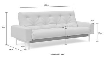 INNOVATION LIVING ™ Schlafsofa MIMER, Taschenfederkernmatratze, Breite Liegefläche 140 cm