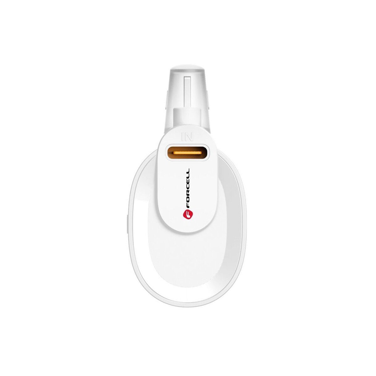 Forcell FORCELL Powerbank 5000mAh USB-C PD 20W Weiß Bluetooth-Kopfhörer
