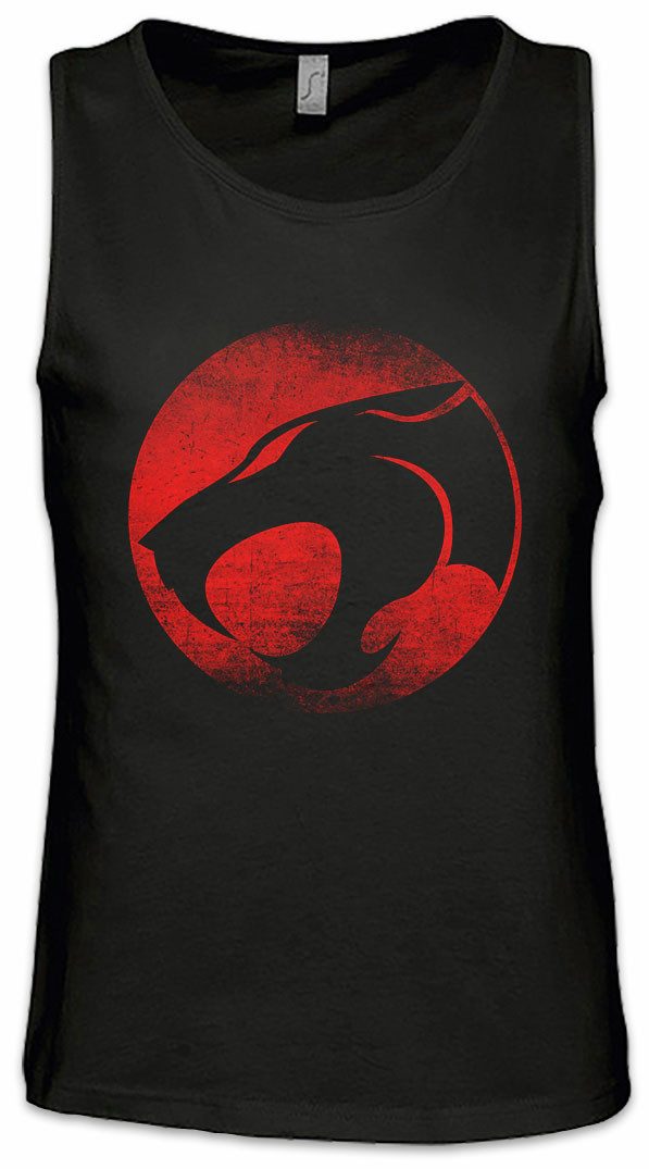 Tanktop Sci-Fi Cat Logo Ärmelloses T-Shirt Thundera Kult Thundercats Comic