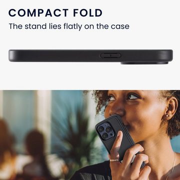 kwmobile Handyhülle Hülle für Samsung Galaxy S23 Plus - Case mit TPU Bumper, Kunststoff Handy Cover mit ausklappbarem Ständer
