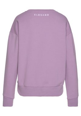 Elbsand Sweatshirt Ylva mit Logodruck