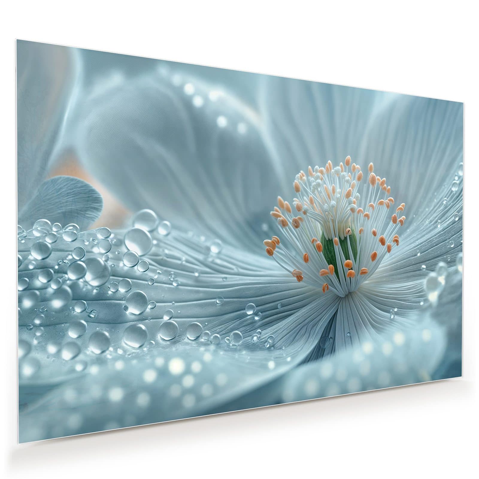 Primedeco Glasbild Wandbild Blumenpracht mit Aufhängung, günstig online kaufen