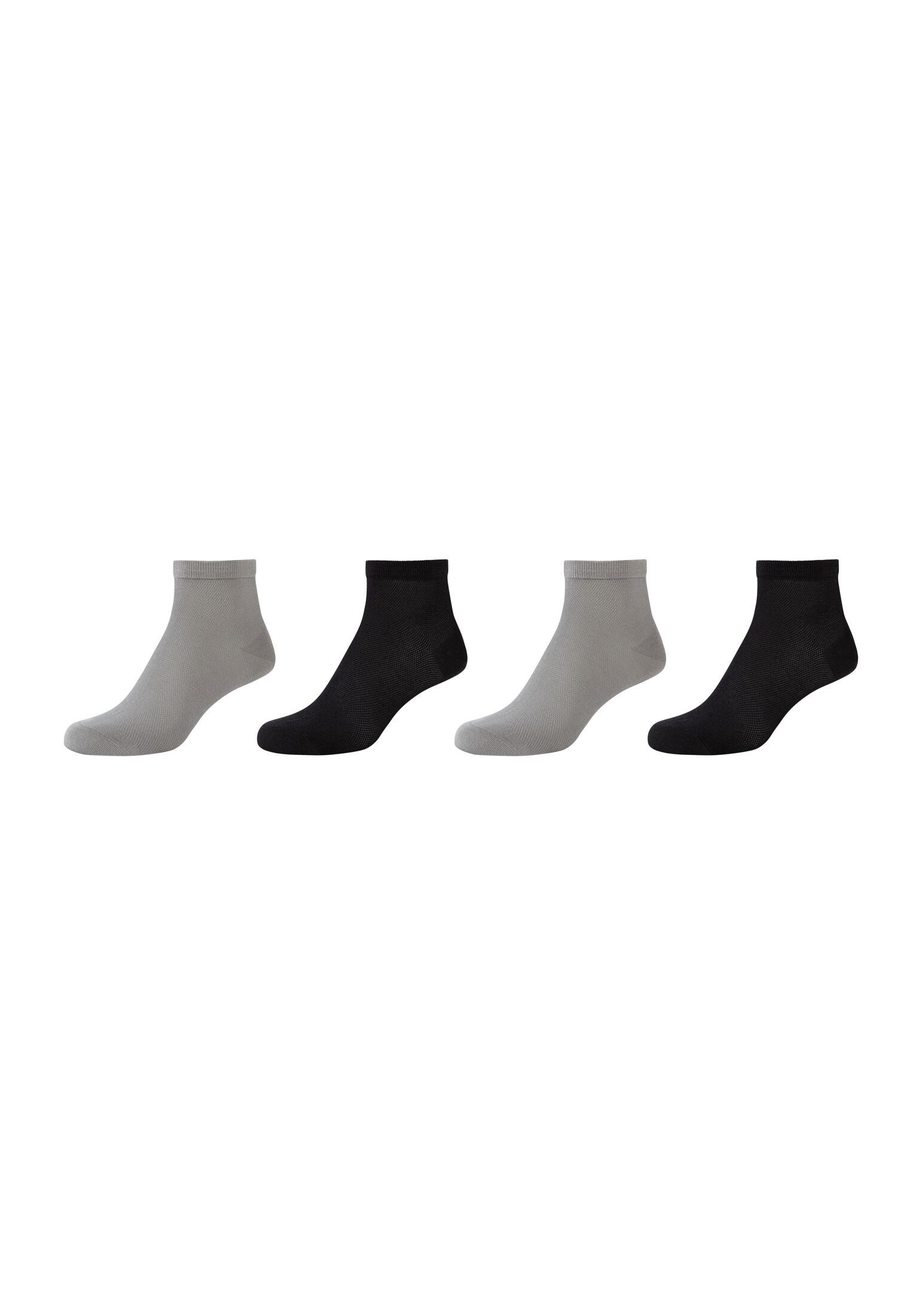 Kurzsocken 4er Kurzsocken black s.Oliver Pack