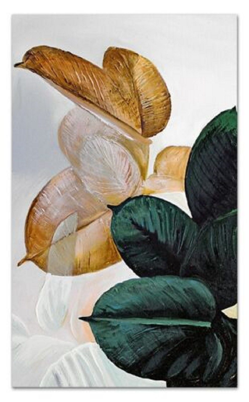 JVmoebel Ölbild Abstrakt Modern Ölbild Gemälde Bild Leinwand Echte Handarbeit G100119, Abstrakt