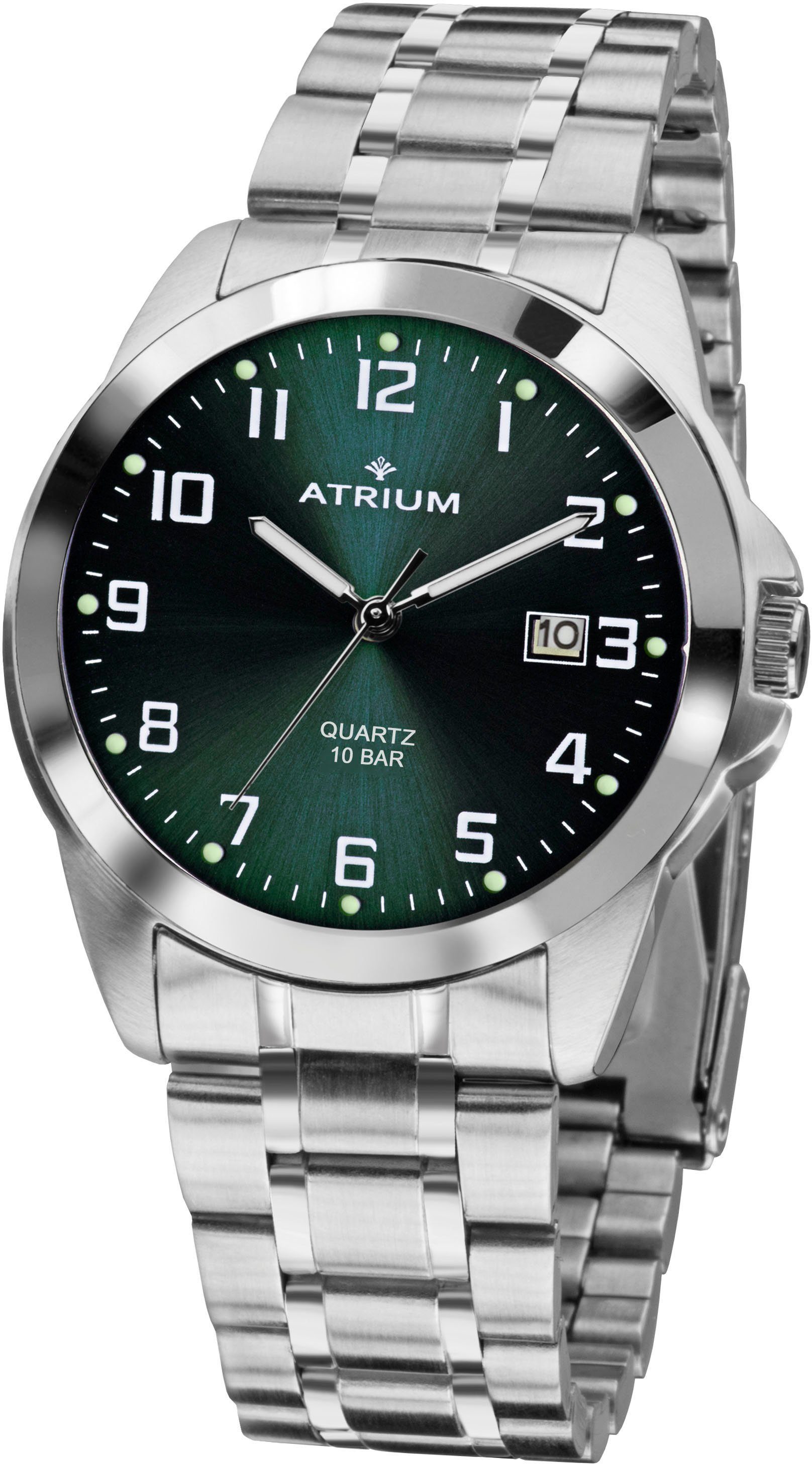 Atrium Quarzuhr A16-36, Gehäuse aus Edelstahl, Gehäuse-Ø ca. 39 mm