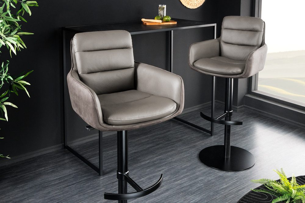 riess-ambiente Barhocker BIG GEORGE taupe / günstig online kaufen