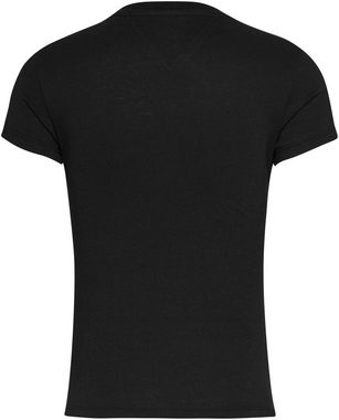 Tommy Jeans T-Shirt TJW SLIM ESSENTIAL LOGO 2 SS mit Tommy Jeans Flagge
