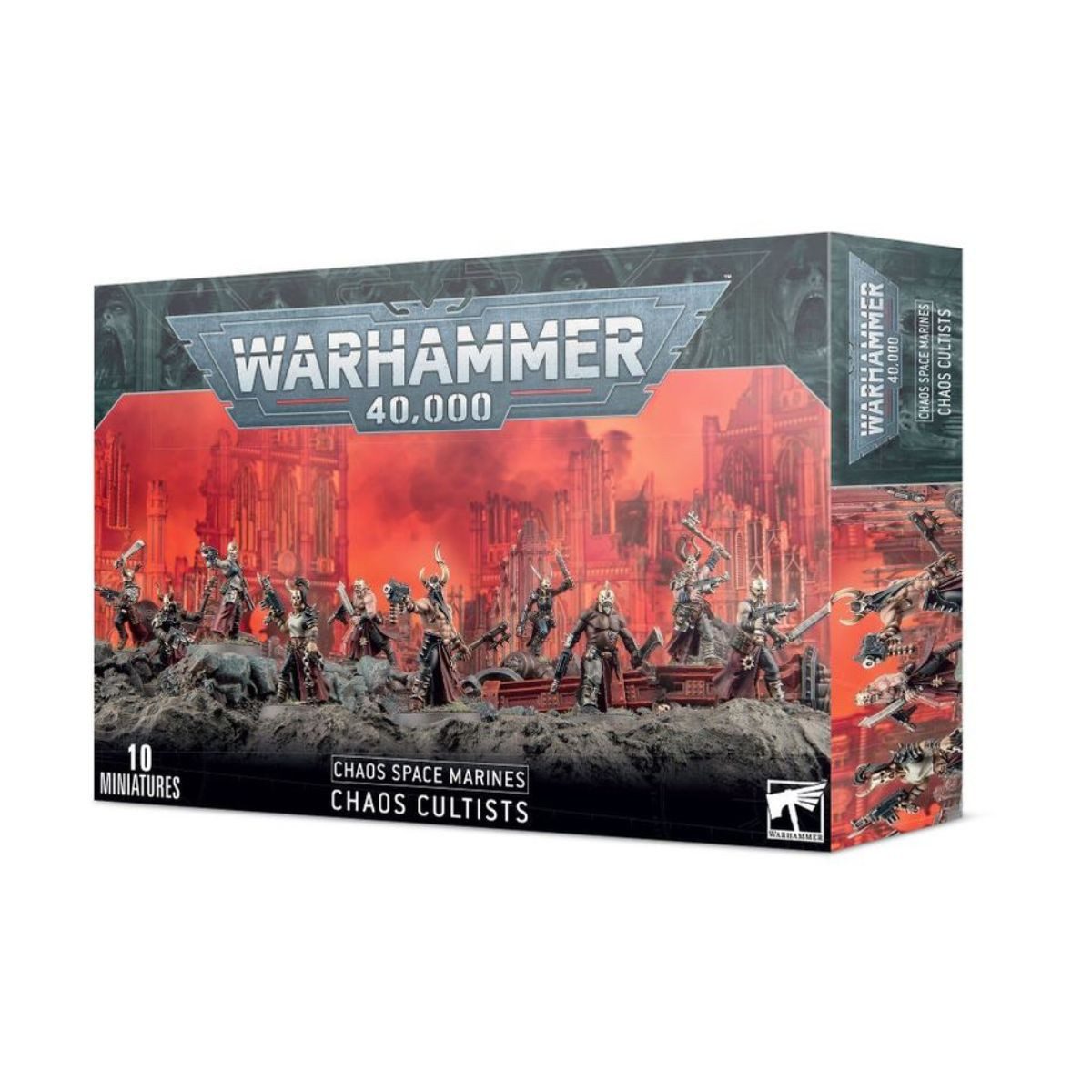 Games Workshop Spielfigur Warhammer 40.000 Chaos Space Marines Chaos Cultis günstig online kaufen