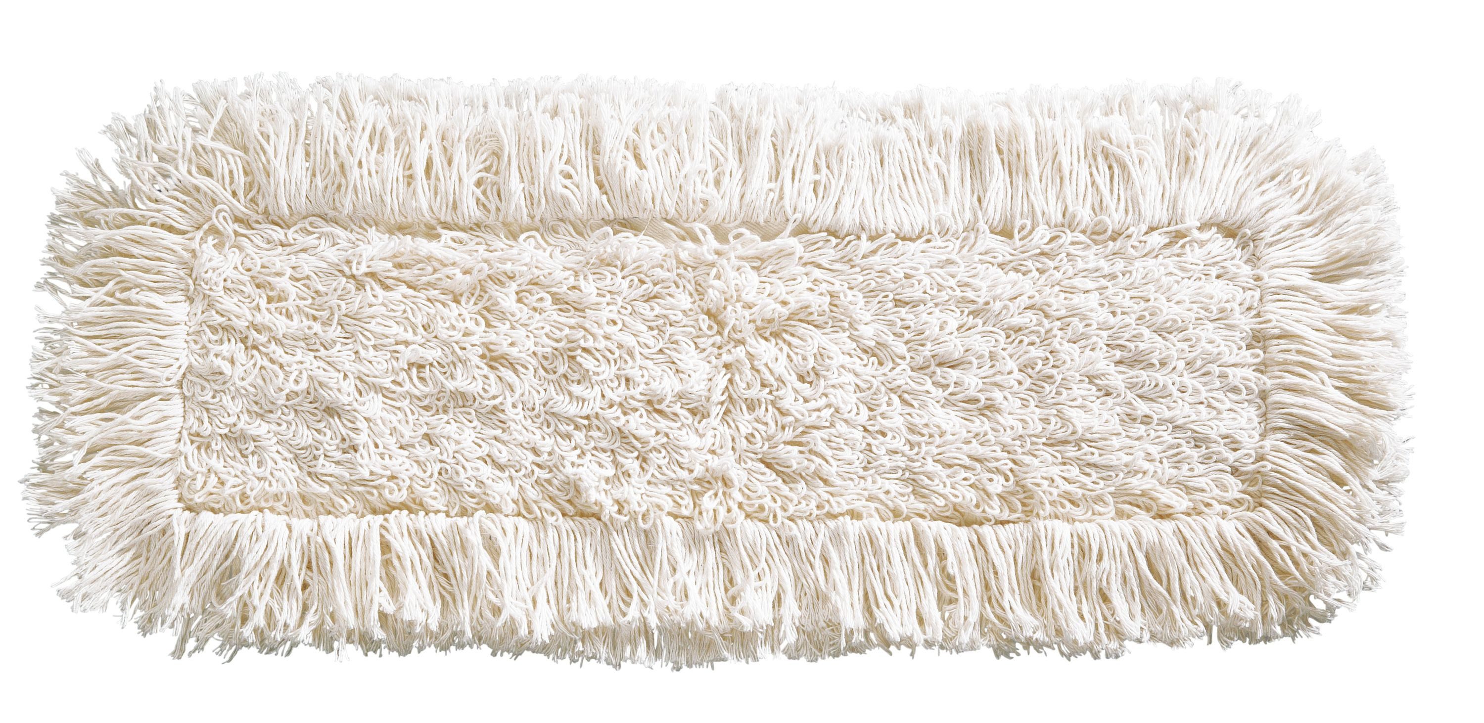 haug bürsten Wischbezug Fransenmopp 40 cm Baumwolle Weiß Wischbezug (65% Baumwolle, 35% Polyester, innen Schlingen außen Fransen)