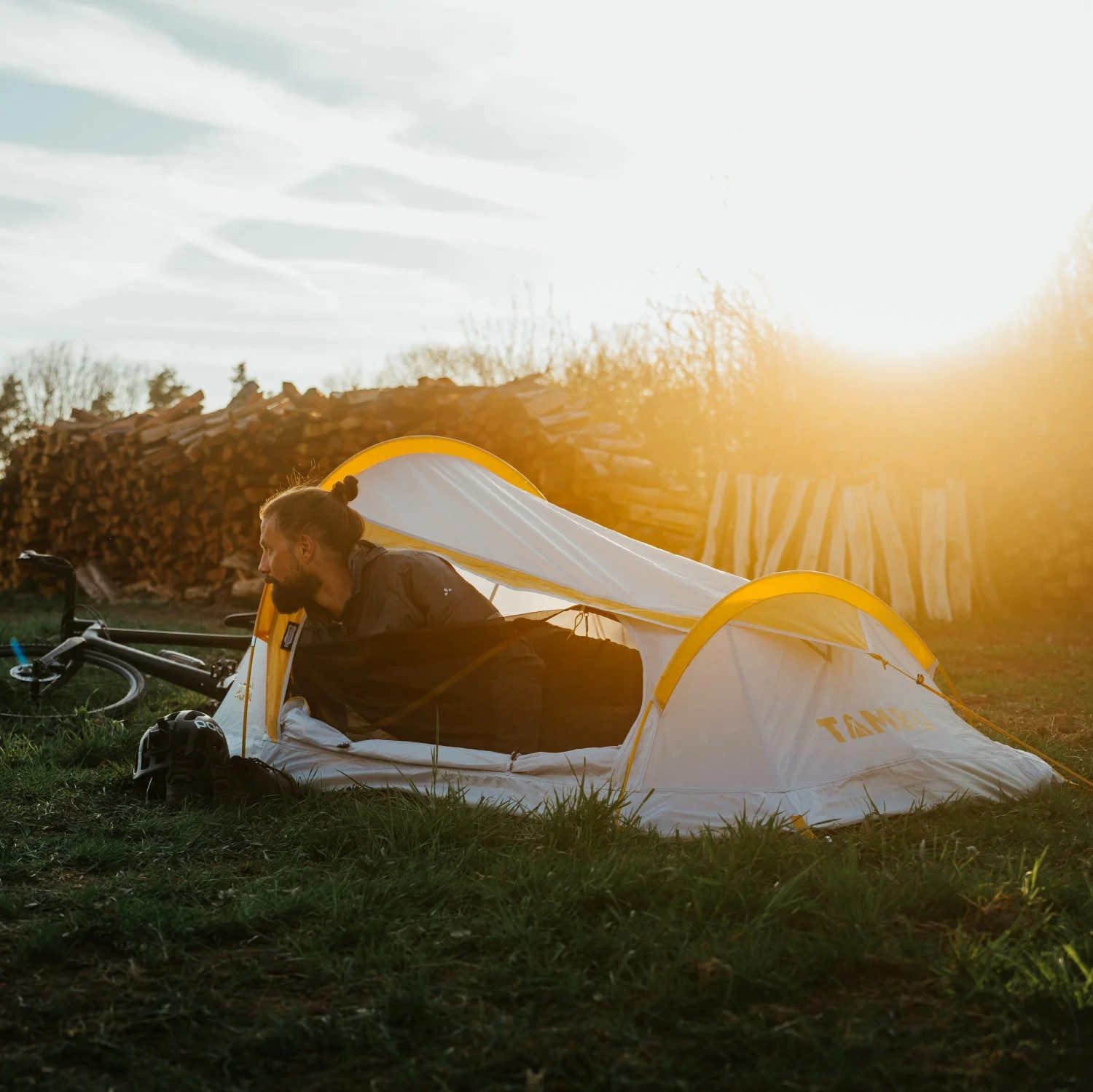 Tambu Bikerzelt TAMBU - ROBI - 2 Personen Leichtgewichtszelt, Personen: 2, 100% recyceltem Polyester