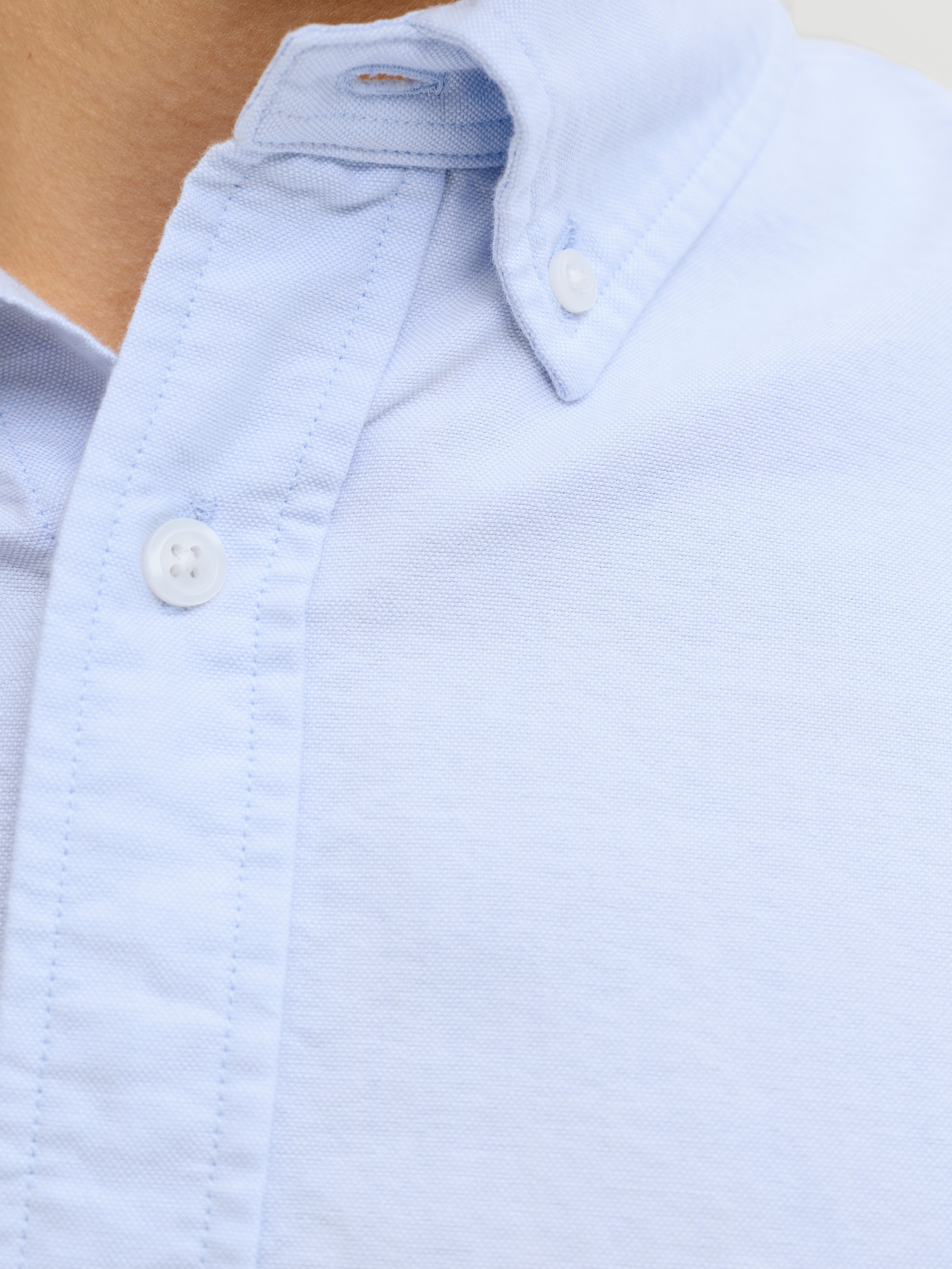 Jack & Jones Langarmhemd JPRBLUHARVEY OXFORD L/S SHIRT SN Baumwolle, regular fit