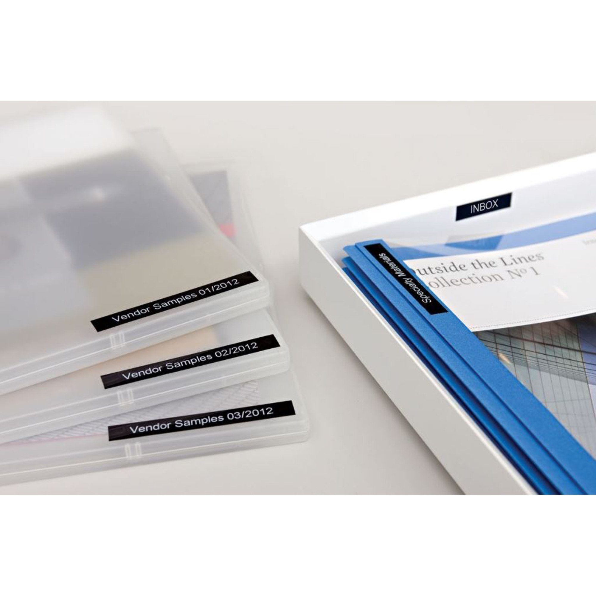 DYMO Drucker- und Kopierpapier Dymo D1 ORIGINAL Schriftband, weiß auf