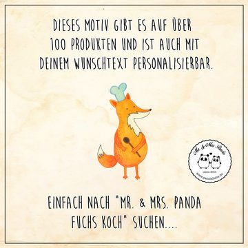 Mr. & Mrs. Panda Bierglas Fuchs Koch - Transparent - Geschenk, Küche Spruch, Abendessen, Köche, Premium Glas, Hochwertige Gravur