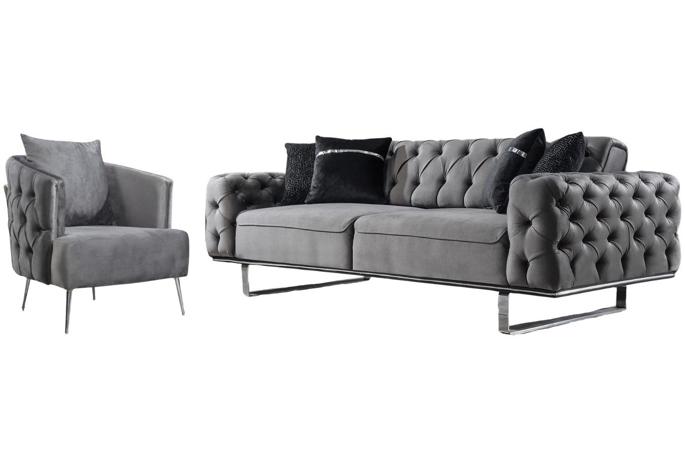 Villa Möbel Polstergarnitur Roma, (Set, 2-tlg), günstig online kaufen