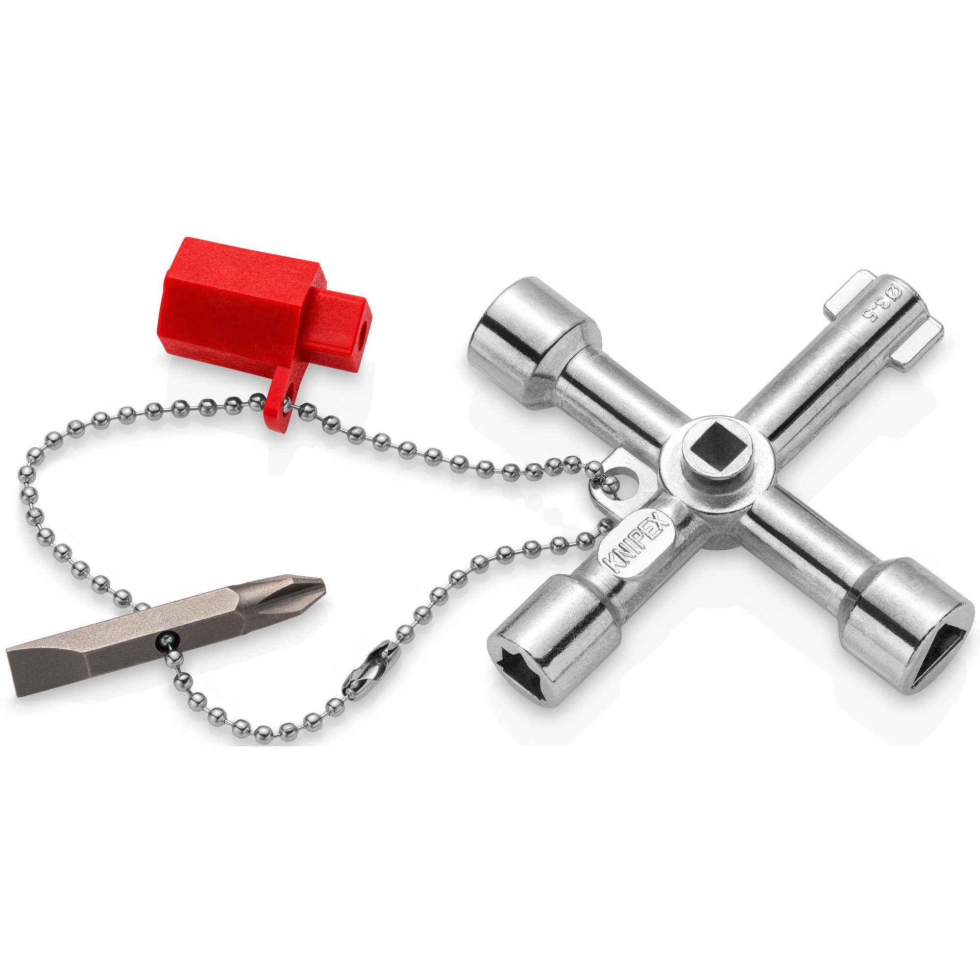 Knipex Steckschlüssel KNIPEX Schaltschrank-Schlüssel 00 11 03