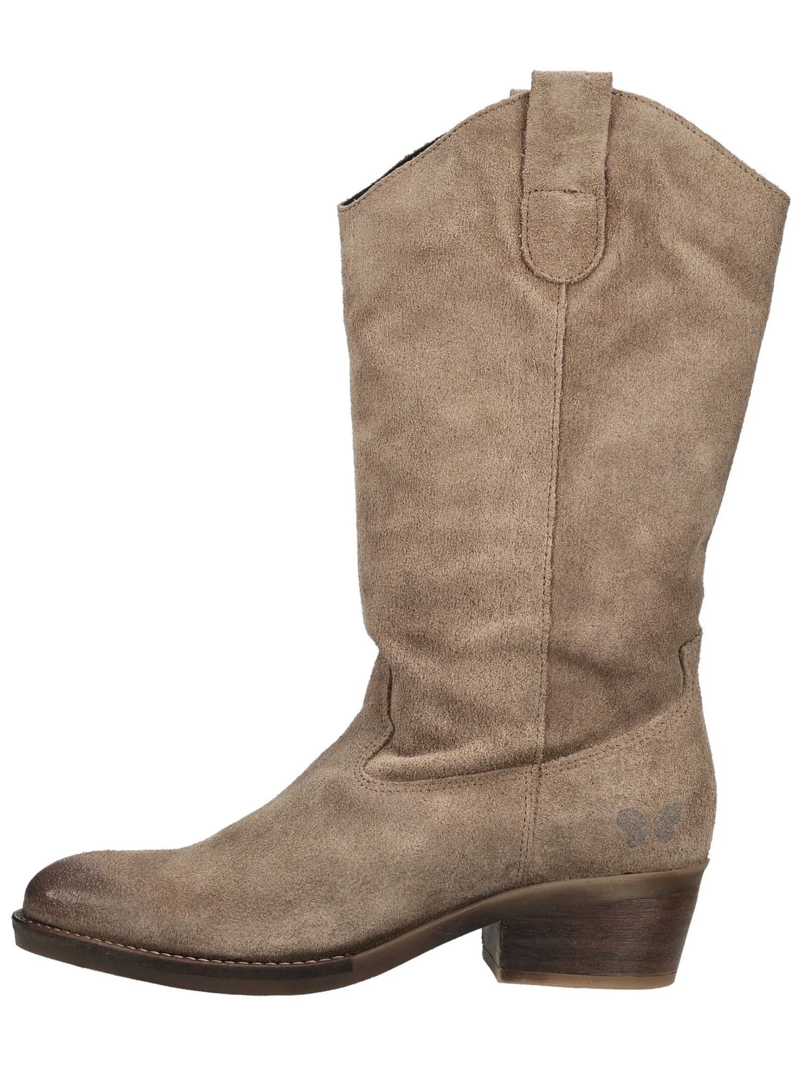 Felmini Stiefel Veloursleder . Bikerboots