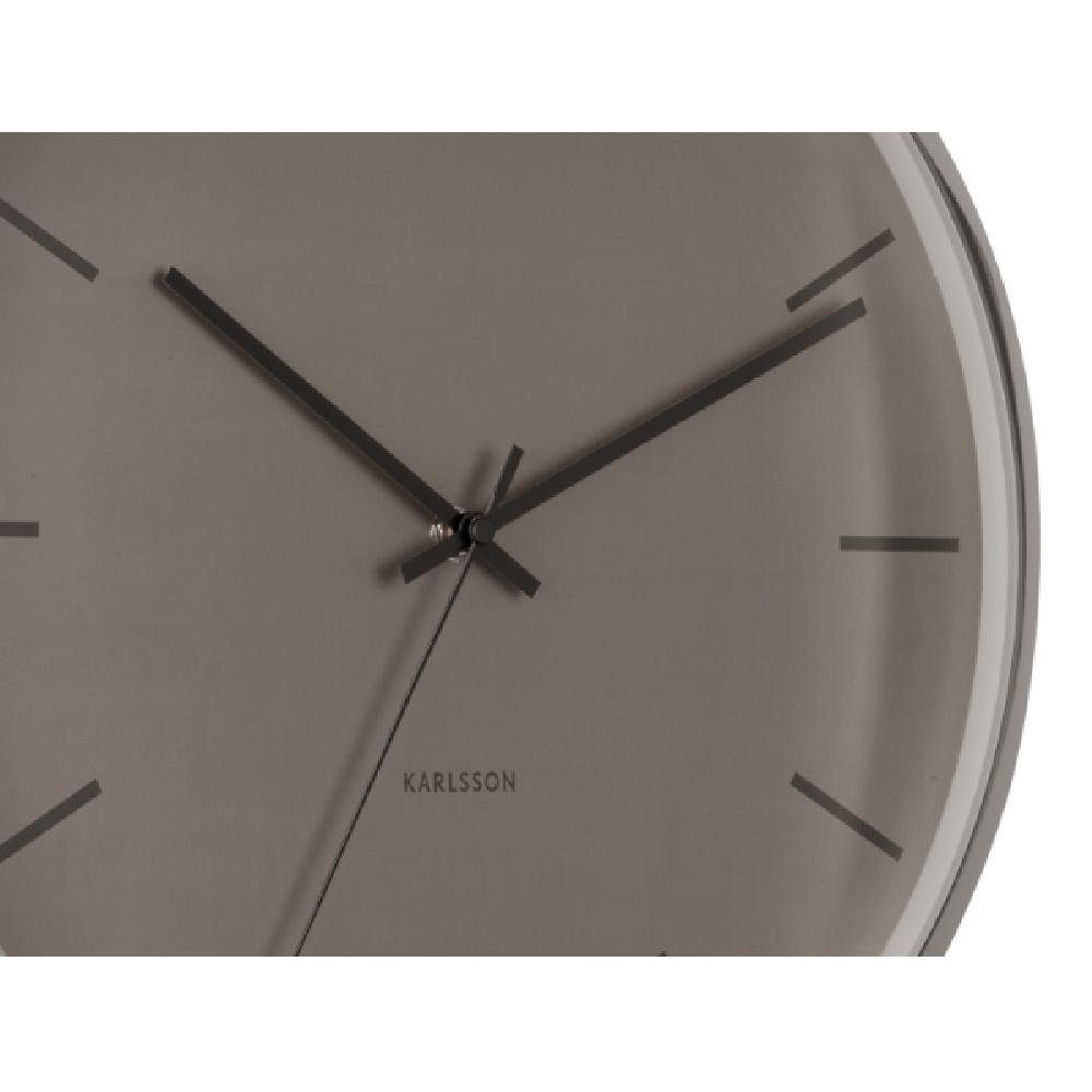 Karlsson Uhr Wanduhr Nirvana Globe Dark Warm Grey (40cm)