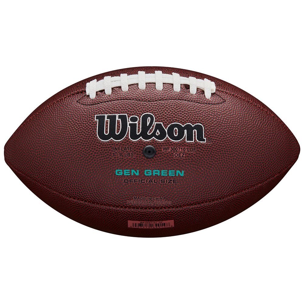 Wilson Football Football NFL Stride Pro Eco, Spielbereite Lieferung mit NFL-Profi-Schnürung