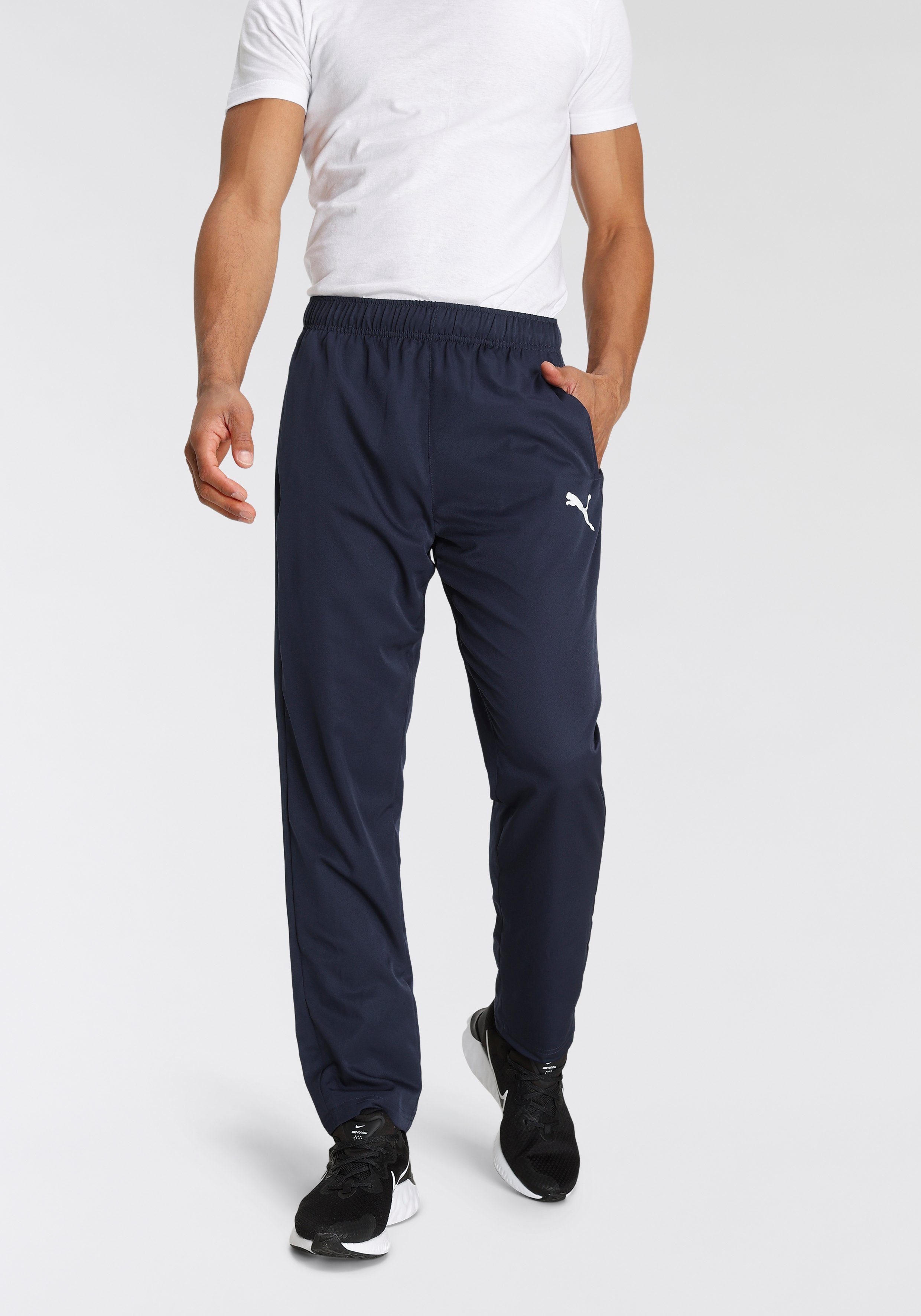 PUMA Trainingshose ACTIVE WOVEN PANTS OP SRL Peacoat