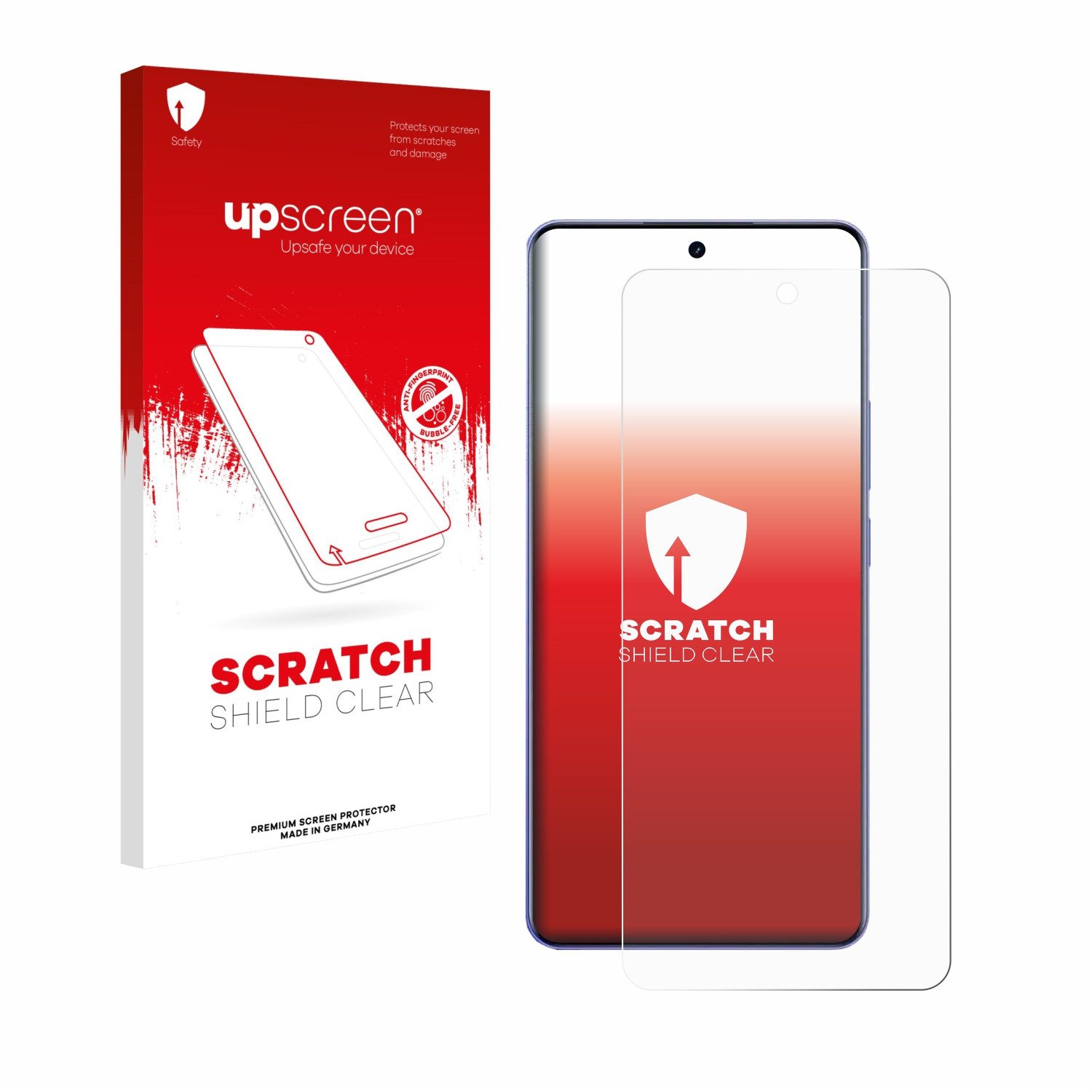 upscreen Displayschutzfolie Schutzfolie für realme Narzo Power, Displayschutz Schutz Folie Klar Transparent