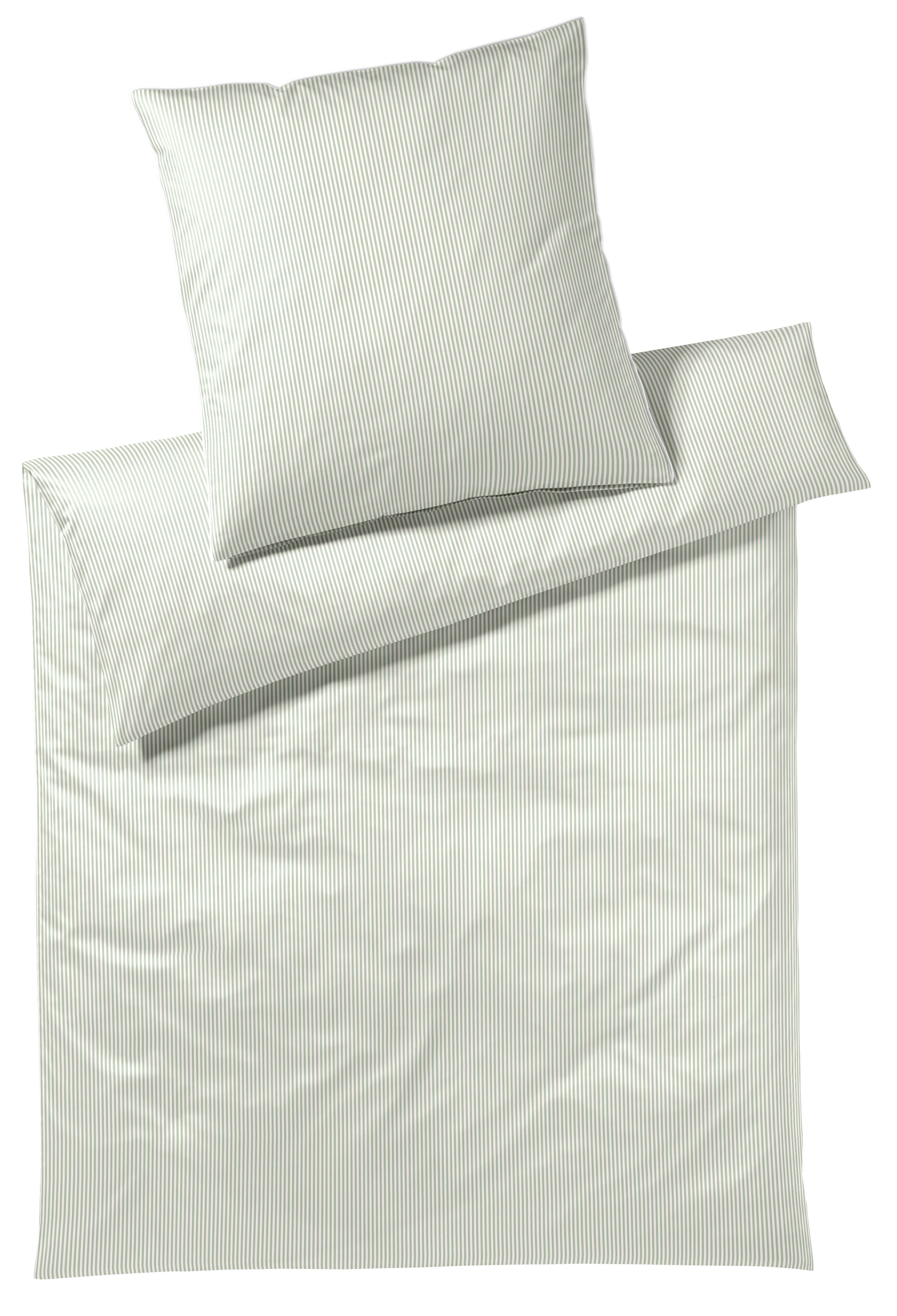 Elegante Bettwäsche Hamburger Streifen, Mako-Satin, 2 günstig online kaufen
