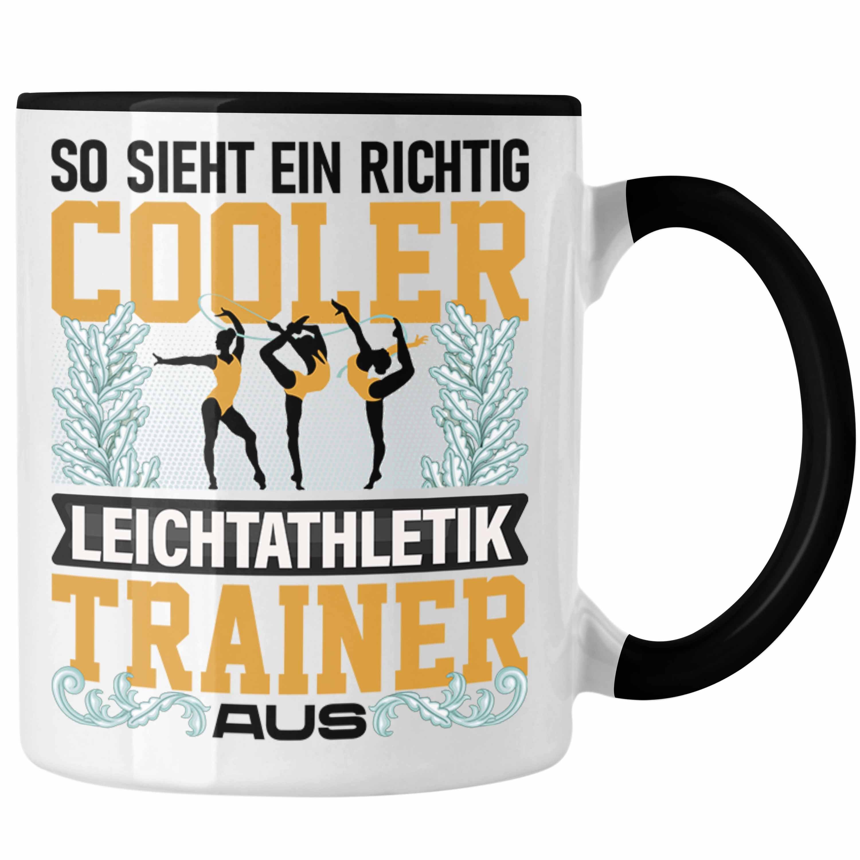 Trendation Leichtathletik Lustiger Tasse Spruch Schwarz Geshenkidee Tasse Trainer Geschenk